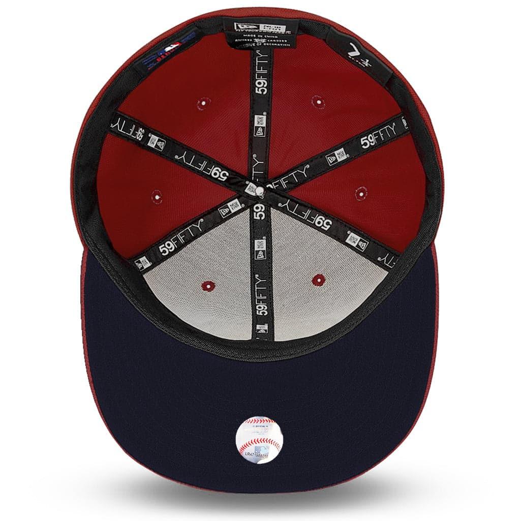 New Era Caps Boston Red Sox New Era MLB Scarlet Pop 59FIFTY Fitted Hat - Red