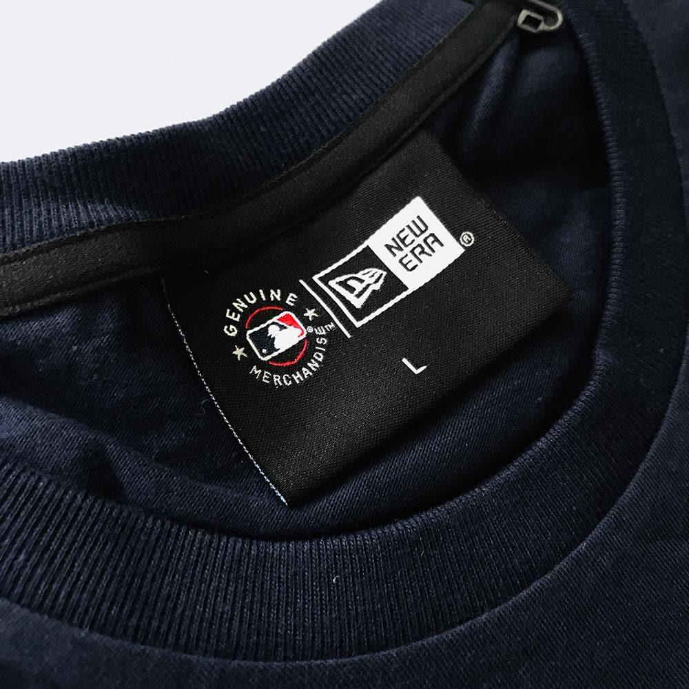 New Era T-Shirts Boston Red Sox New Era MLB Script Thru T-Shirt - Navy