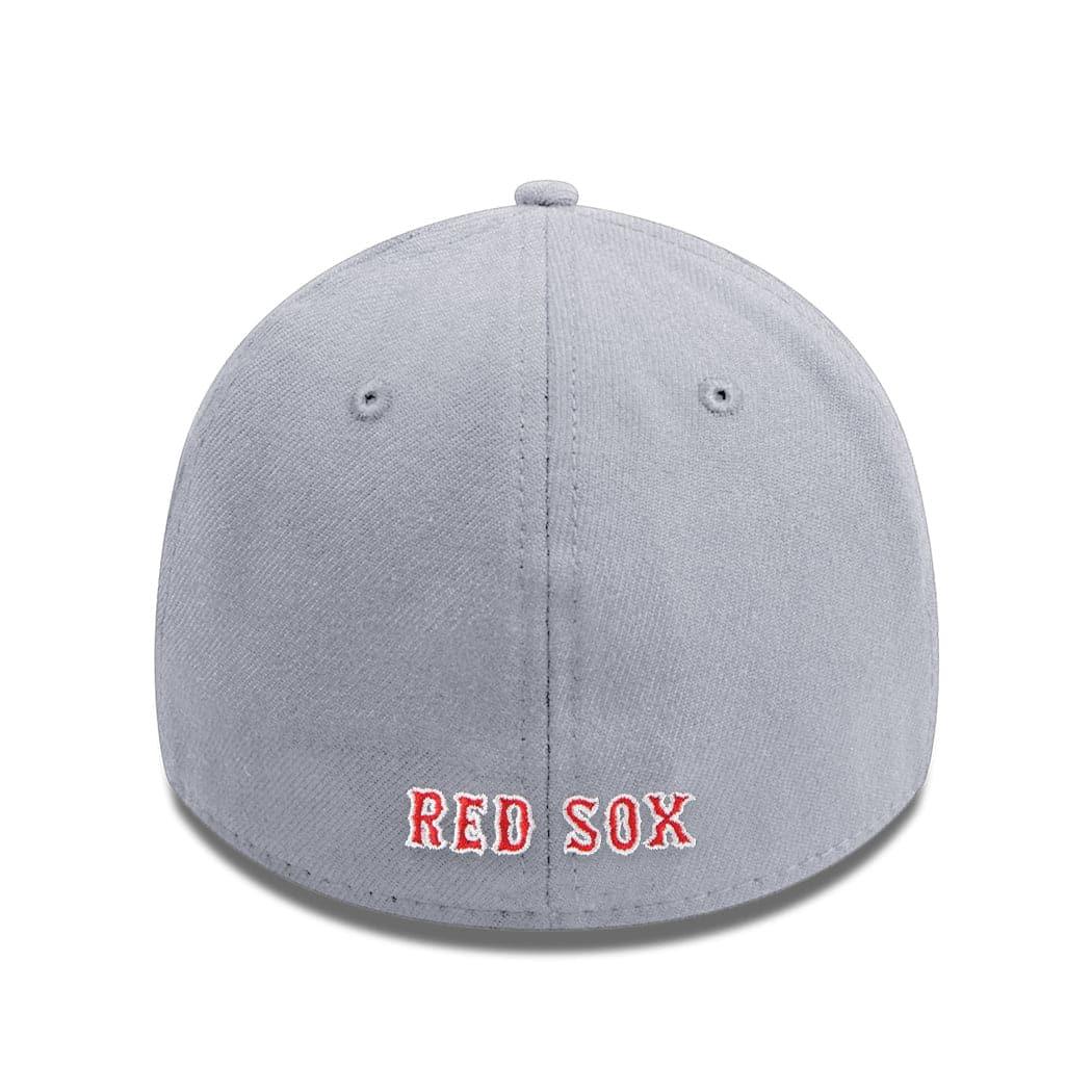 New Era Caps Boston Red Sox New Era MLB Team 39THIRTY Flex Fit Curve Hat - Grey
