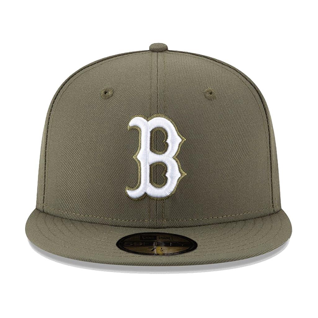 New Era Caps Boston Red Sox New Era MLB Team 59FIFTY Fitted Hat - Olive