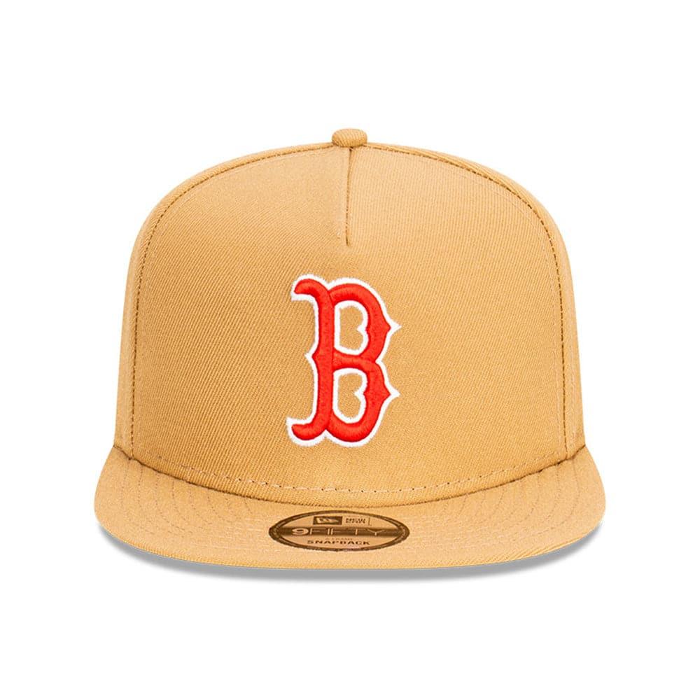 New Era Caps Boston Red Sox New Era MLB Team 9FIFTY A-Frame Snapback Hat - Khaki