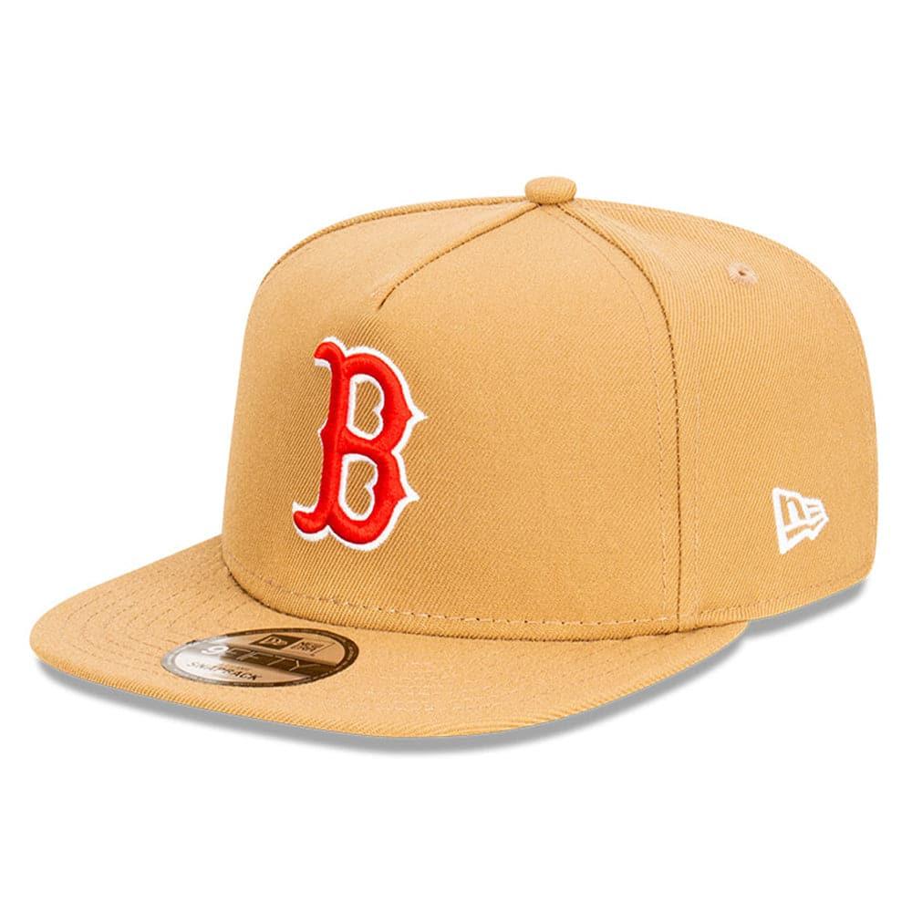 New Era Caps Boston Red Sox New Era MLB Team 9FIFTY A-Frame Snapback Hat - Khaki