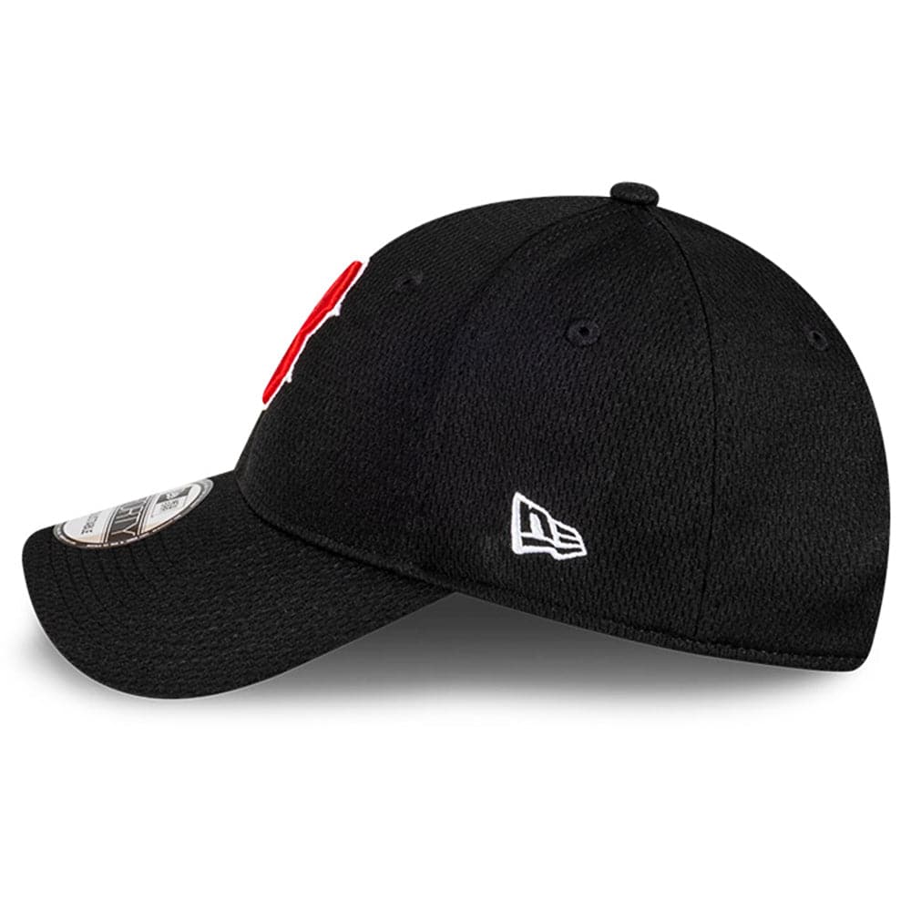 New Era Caps Boston Red Sox New Era MLB Team Dash Mesh 9FORTY Stretch Snapback Curve Hat - Black