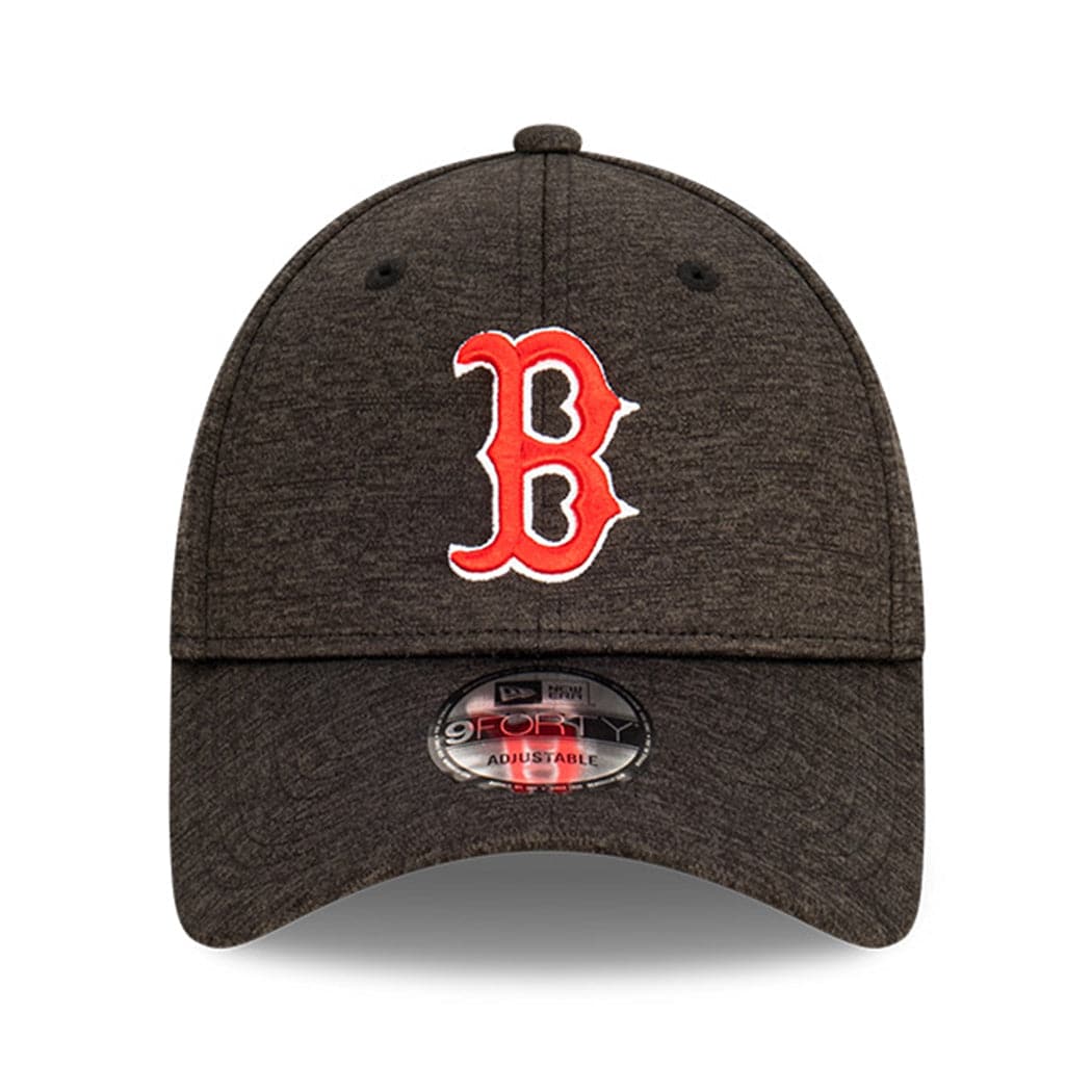 New Era Caps Boston Red Sox New Era MLB Team Shadow Tech 9FORTY Cloth Strap Hat - Graphite