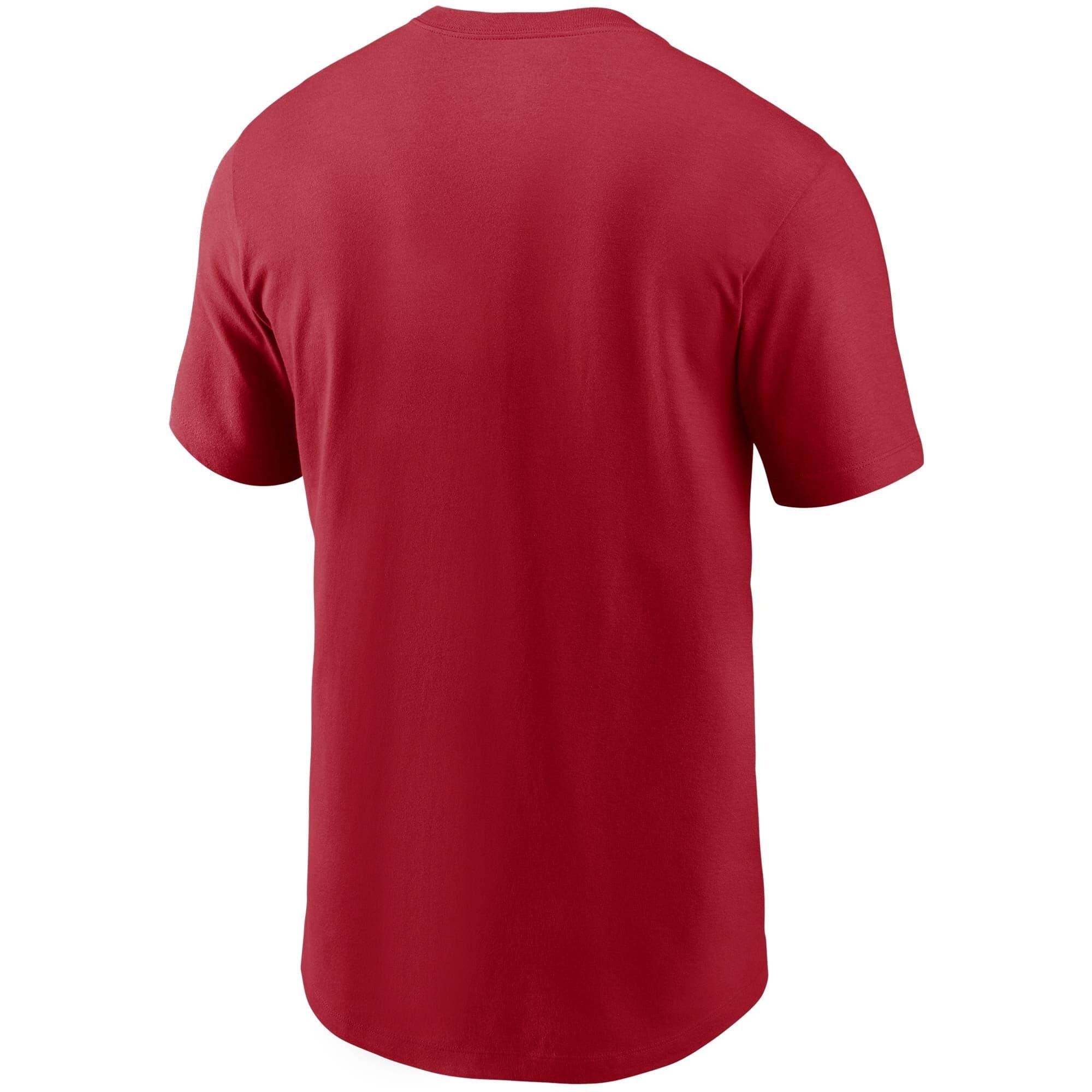 Nike T-Shirts Boston Red Sox Nike MLB Wordmark T-Shirt - Red