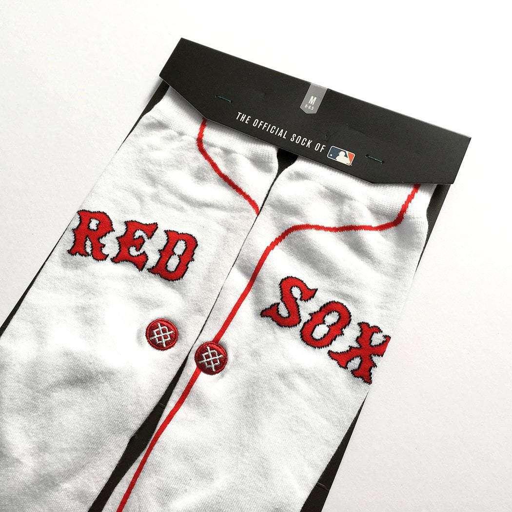 Stance Socks Boston Red Sox Stance MLB Home Jersey Crew Socks - White