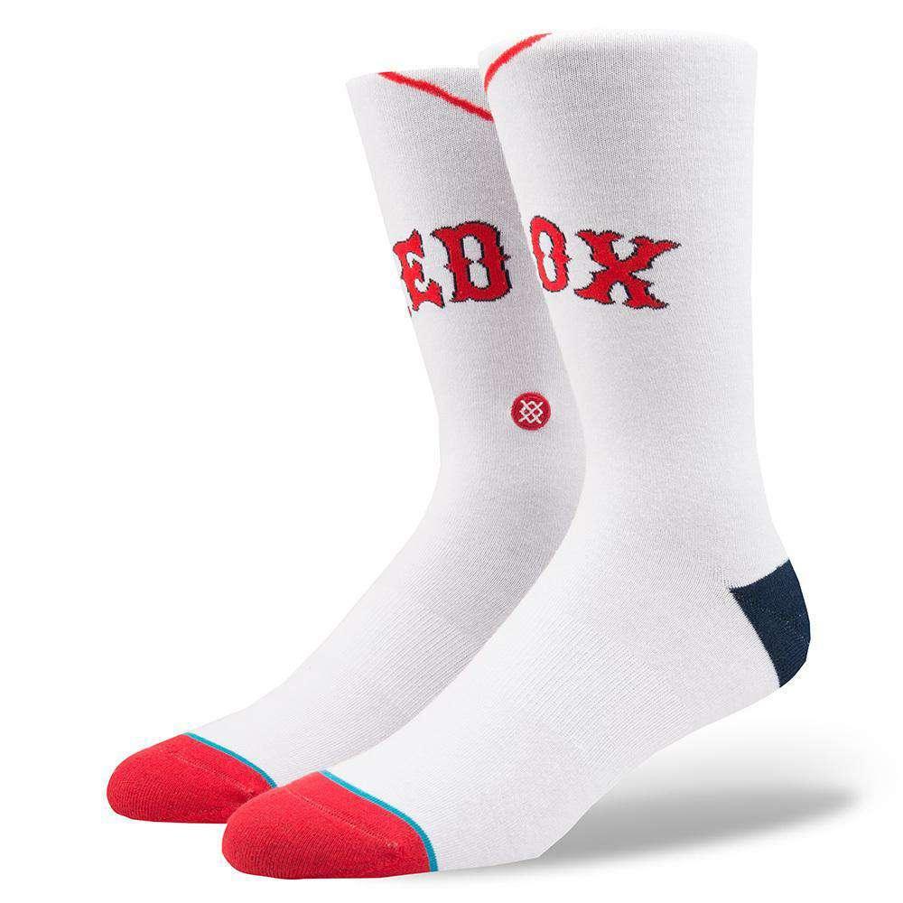 Stance Socks Boston Red Sox Stance MLB Home Jersey Crew Socks - White