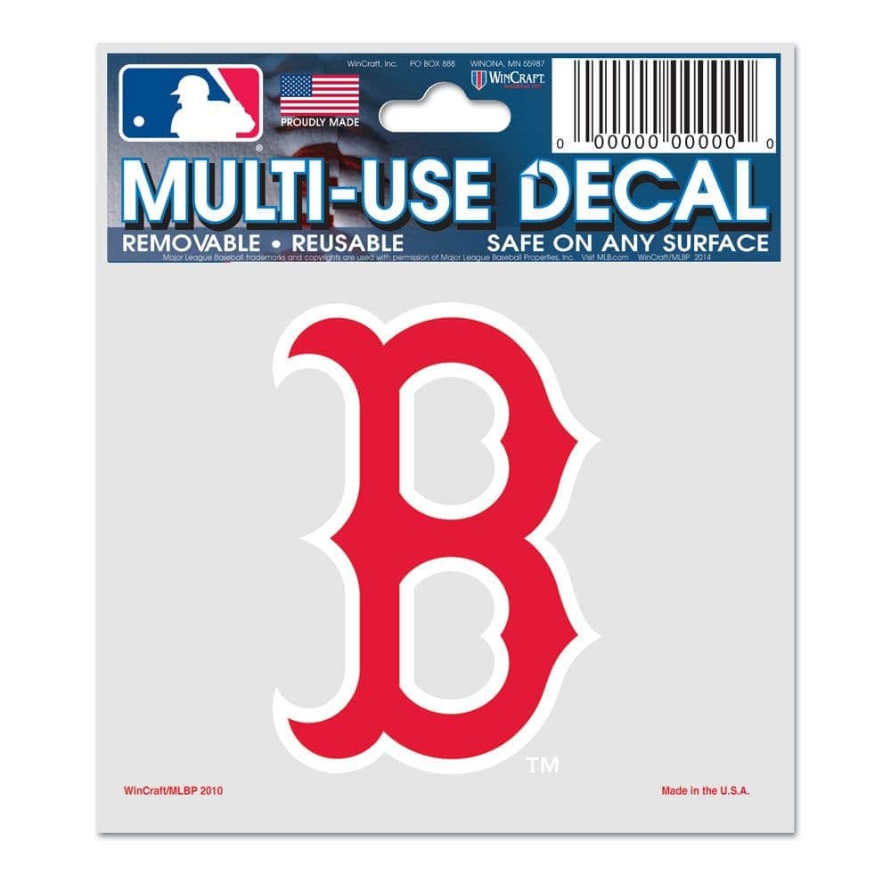 Wincraft Accessories Boston Red Sox Wincraft MLB 3" x 4" Multi-Use Sticker Decal