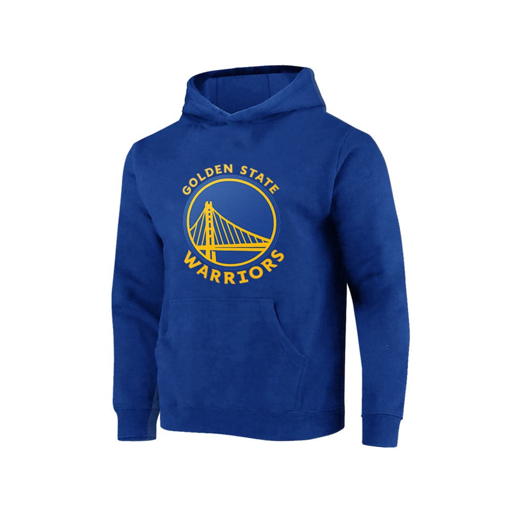 NBA Essentials Jumpers Boys Steph Curry Golden State Warriors NBA Essentials Top Of The Key Hoodie Jumper - Blue