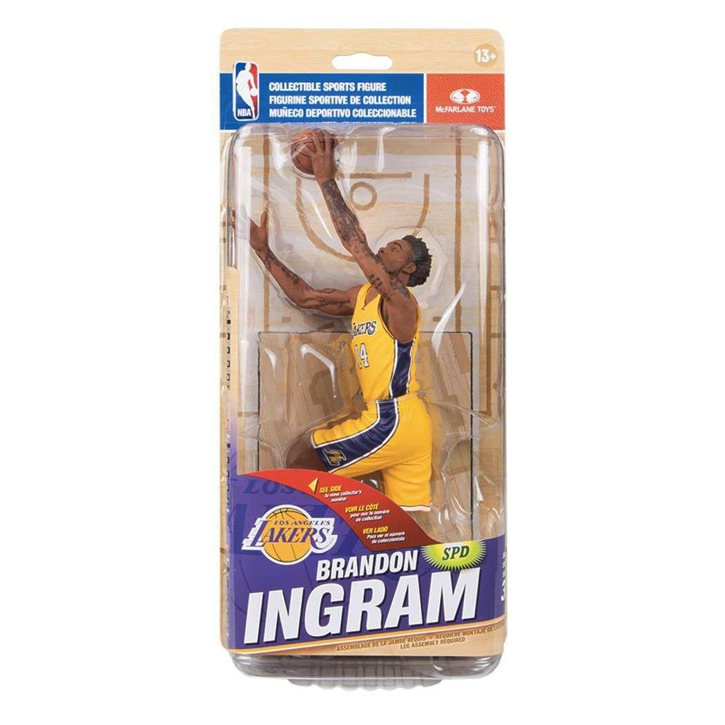 McFarlane Toys Figures Brandon Ingram Los Angeles Lakers McFarlane NBA Series 30 7" Figure - Gold