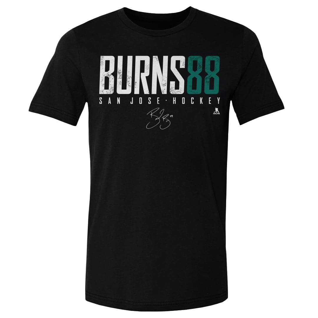 500 Level T-Shirts Brent Burns San Jose Sharks 500 Level NHL Elite T-Shirt - Black