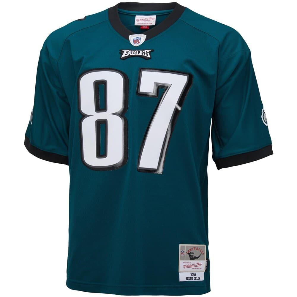 Mitchell And Ness Jerseys Brent Celek Philadelphia Eagles Mitchell & Ness NFL 09 Legacy Jersey - Green