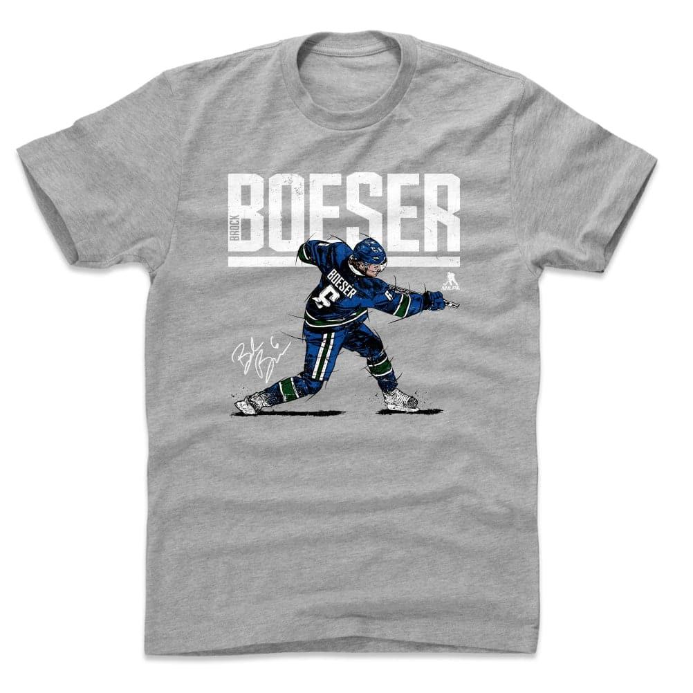 500 Level T-Shirts Brock Boeser Vancouver Canucks 500 Level NHL Hyper T-Shirt - Heather Grey
