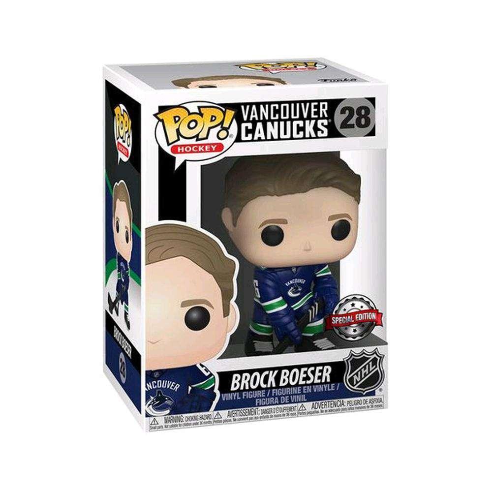 Funko Figures Brock Boeser Vancouver Canucks Funko NHL Pop Vinyl 28 Figure - Blue
