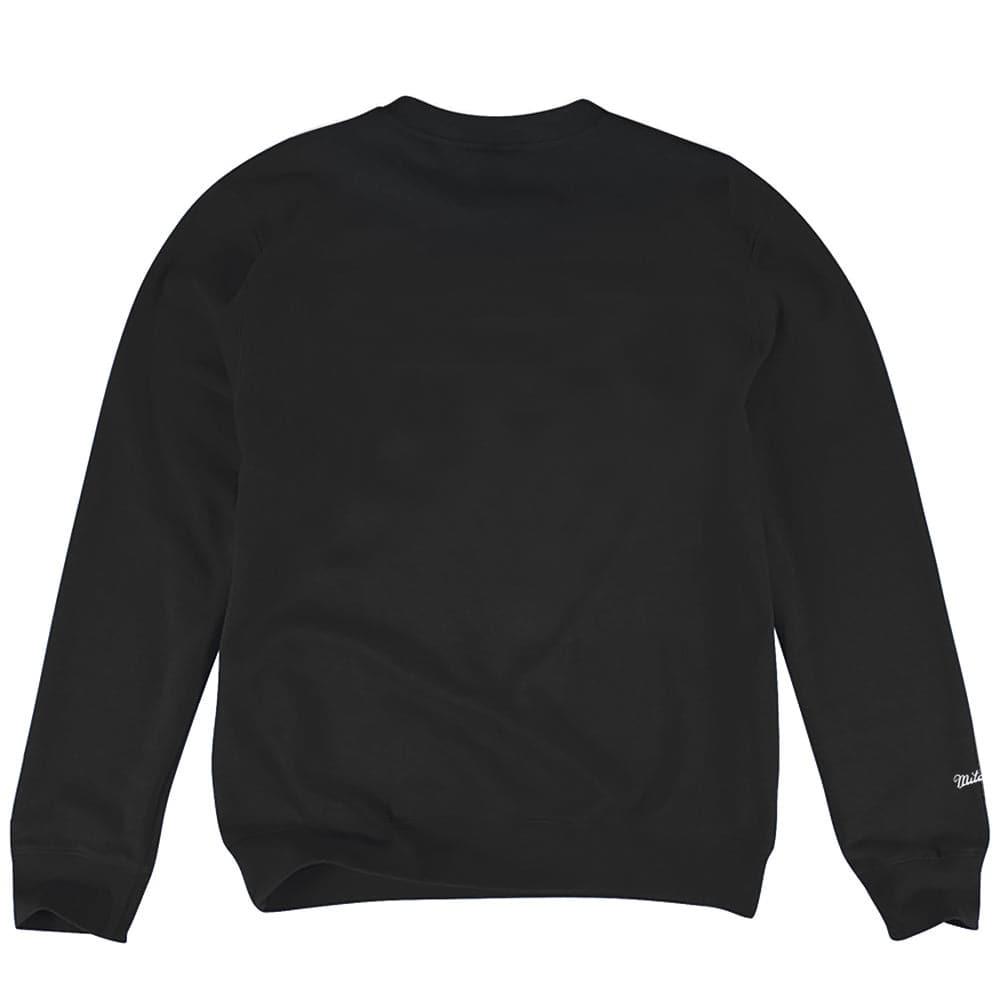 Mitchell And Ness Jumpers Brooklyn Nets Mitchell & Ness NBA HWC Logo Crew Jumper - Black