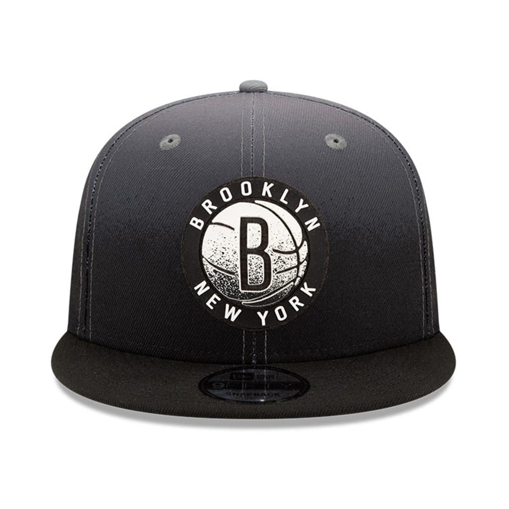 New Era Caps Brooklyn Nets New Era NBA 2021 Back Half 9FIFTY Snapback Hat - Black