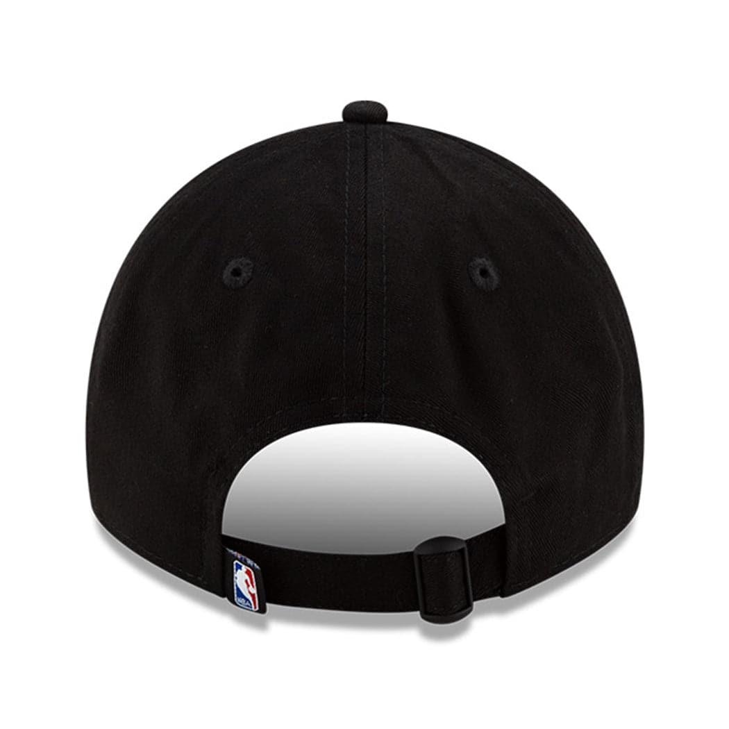 New Era Caps Brooklyn Nets New Era NBA 2021 Back Half 9TWENTY Curved Hat - Black