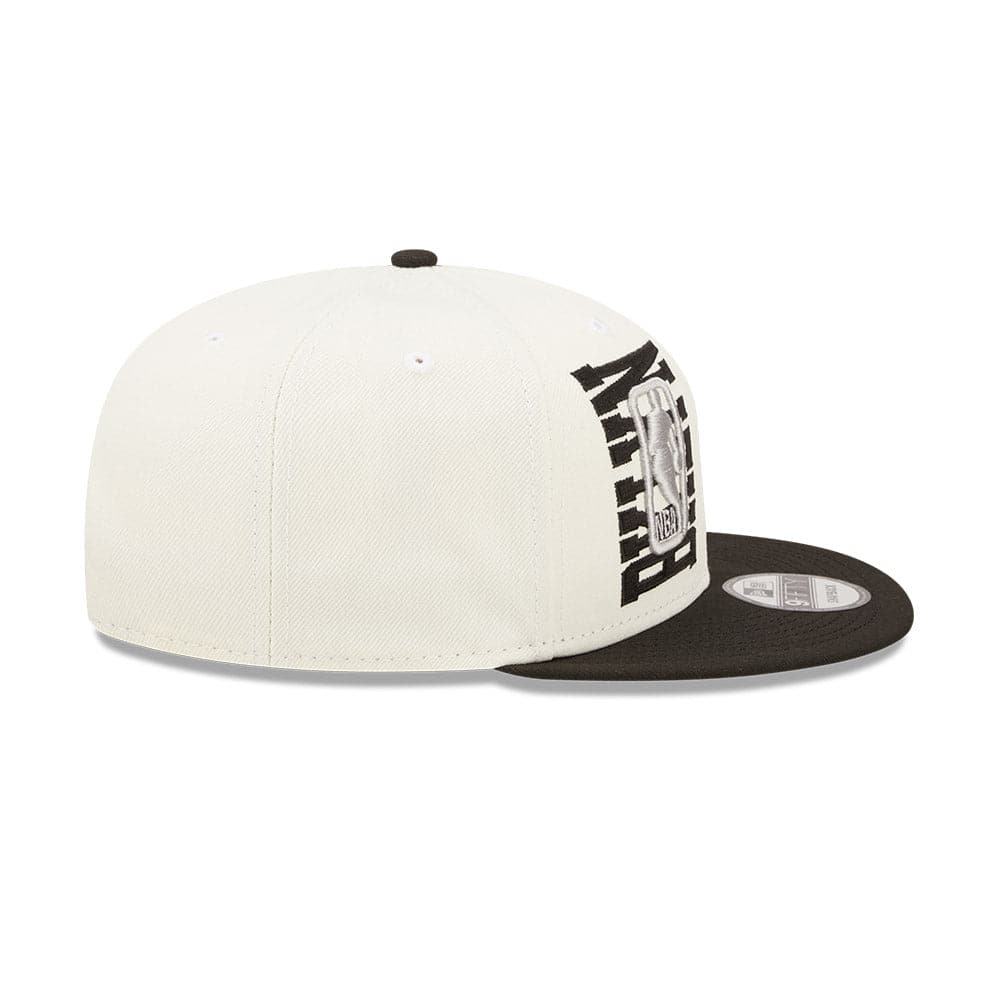 New Era Caps Brooklyn Nets New Era NBA 2022 Draft 9FIFTY Snapback Hat - Cream