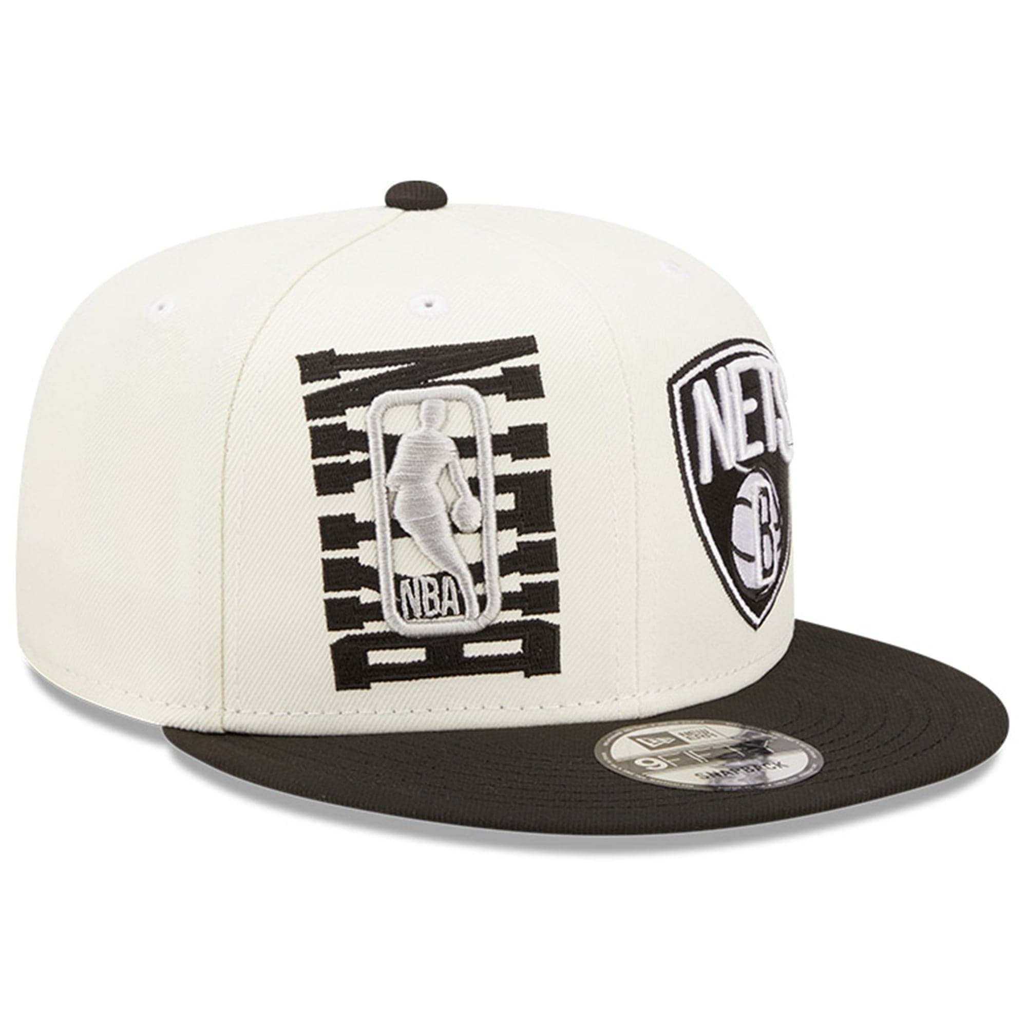 New Era Caps Brooklyn Nets New Era NBA 2022 Draft 9FIFTY Snapback Hat - Cream