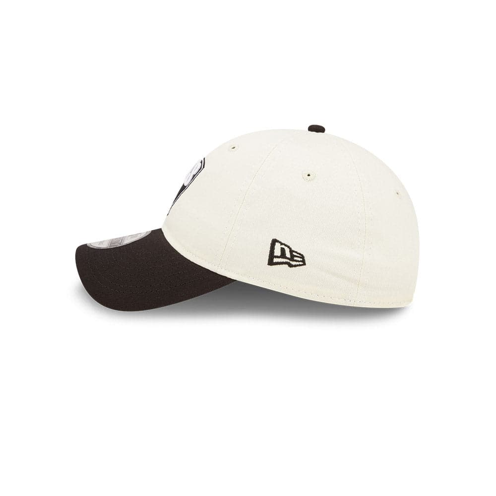 New Era Caps Brooklyn Nets New Era NBA 2022 Draft 9TWENTY Strapback Hat - Cream