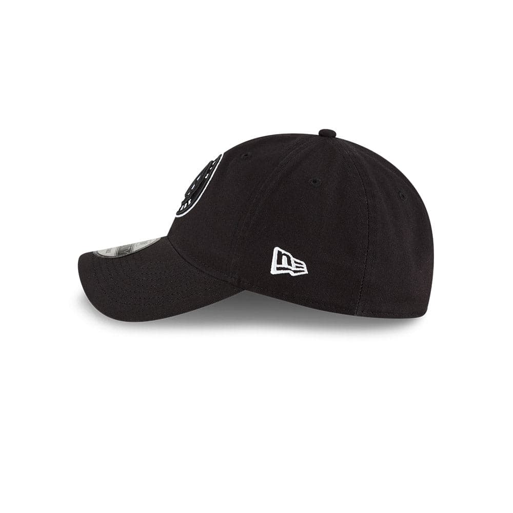 New Era Caps Brooklyn Nets New Era NBA 21-22 Back Half 9TWENTY Hat - Black