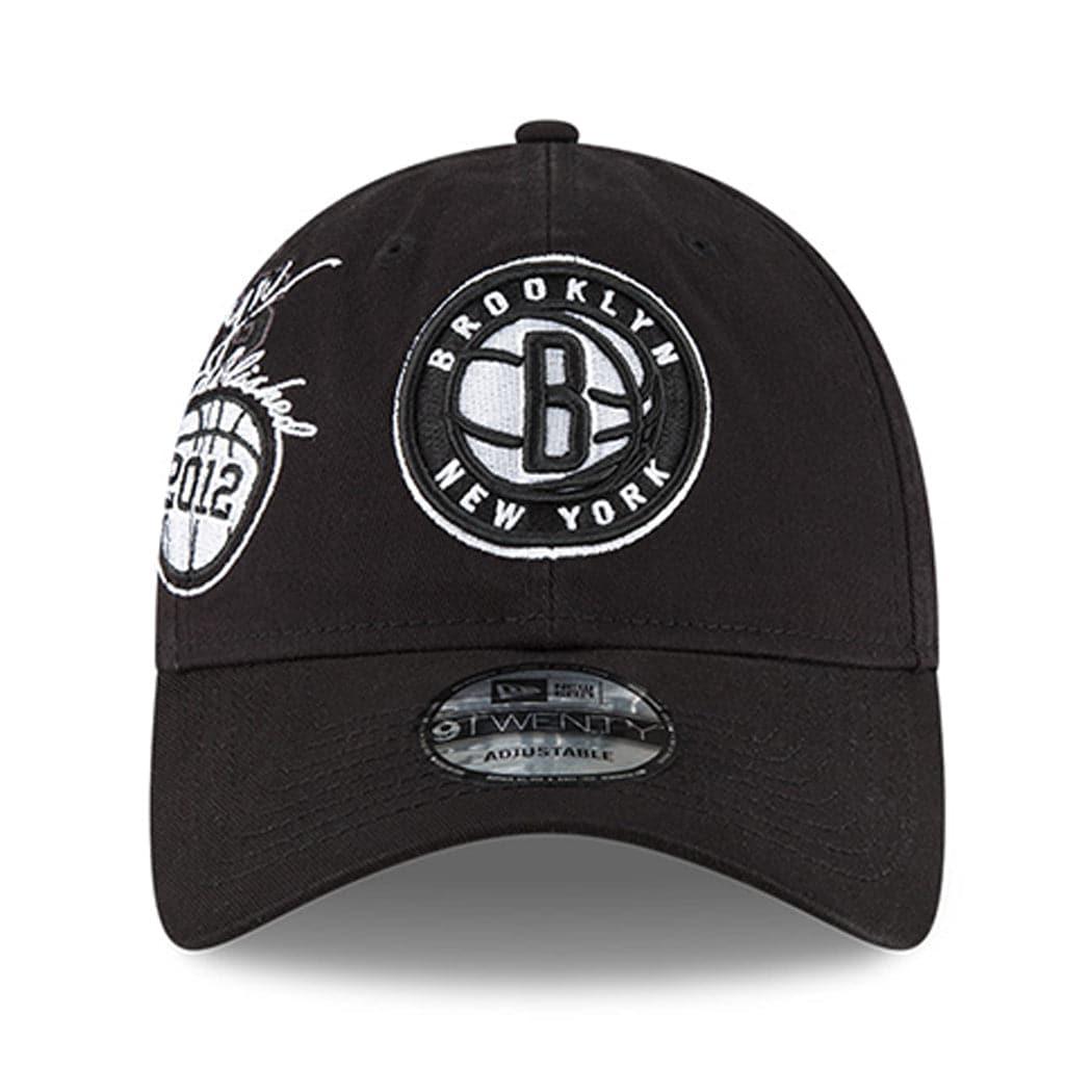New Era Caps Brooklyn Nets New Era NBA 21-22 Back Half 9TWENTY Hat - Black