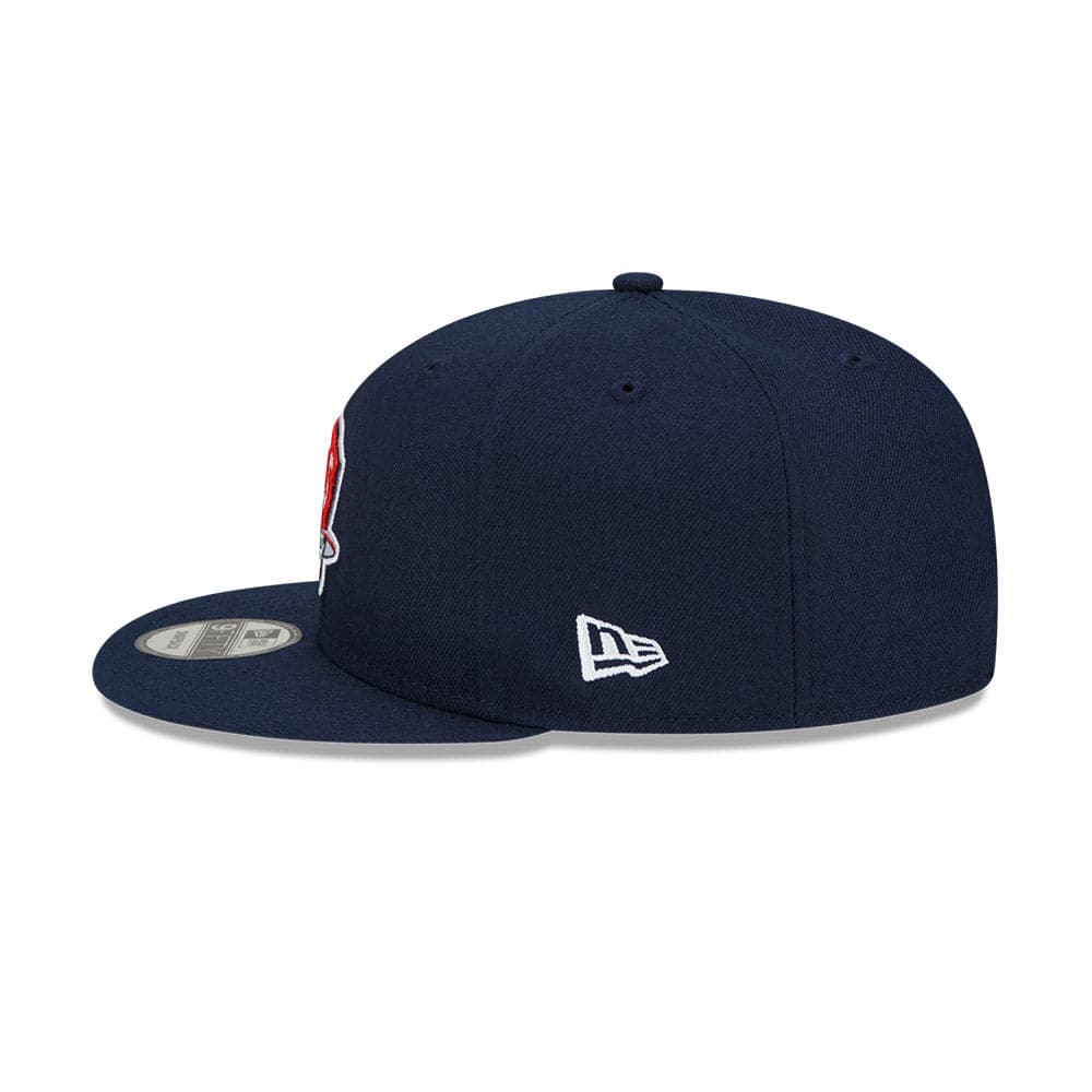 New Era Caps Brooklyn Nets New Era NBA 21-22 City Edition ALT 9FIFTY Snapback Hat - Navy
