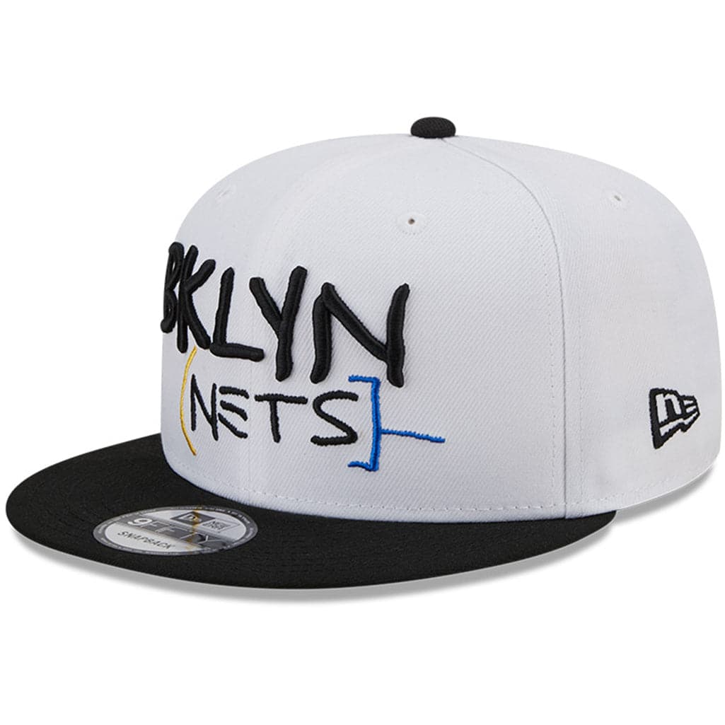 New Era Caps Brooklyn Nets New Era NBA 22-23 City Edition 9FIFTY Snapback Hat - White