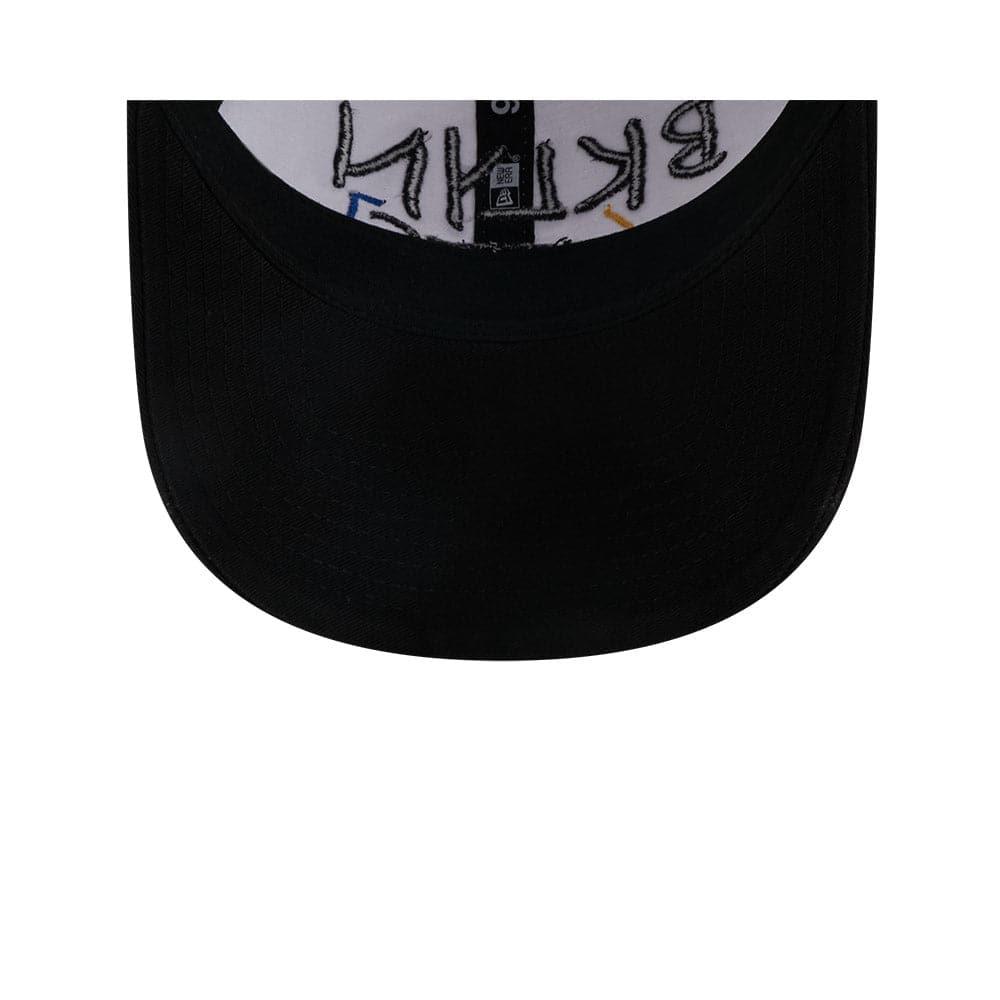 New Era Caps Brooklyn Nets New Era NBA 22-23 City Edition 9TWENTY Strapback Hat - White