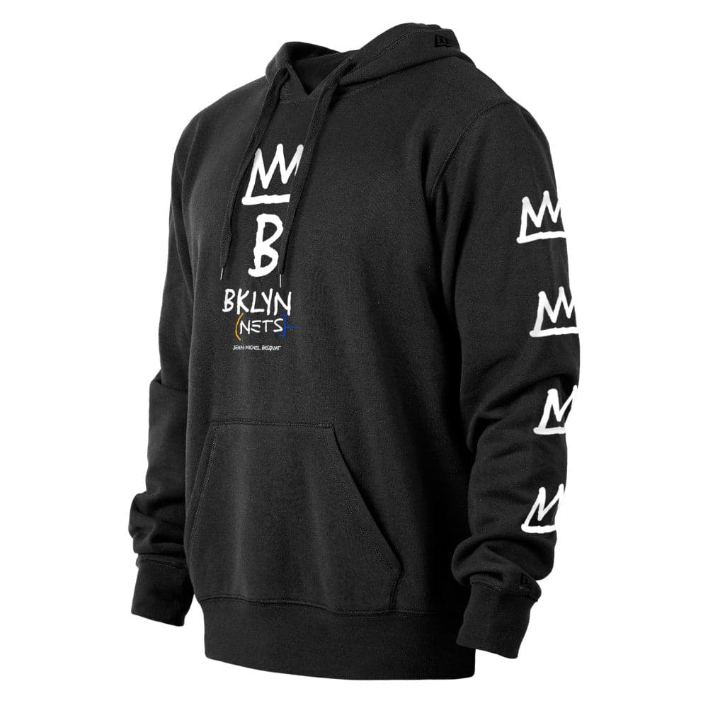 New Era Jumpers Brooklyn Nets New Era NBA 22-23 City Edition Hoodie Jumper - Black