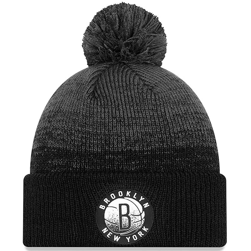 New Era Beanies Brooklyn Nets New Era NBA Back Half Knit Beanie - Black