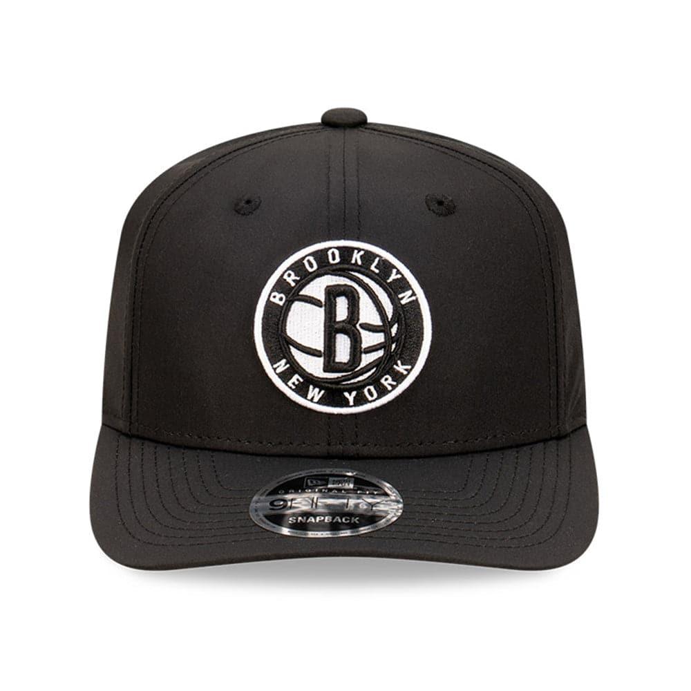 New Era Caps Adjustable M/L Brooklyn Nets New Era NBA Team Prolite 9FIFTY OF Pre-Curved Snapback Hat - Black
