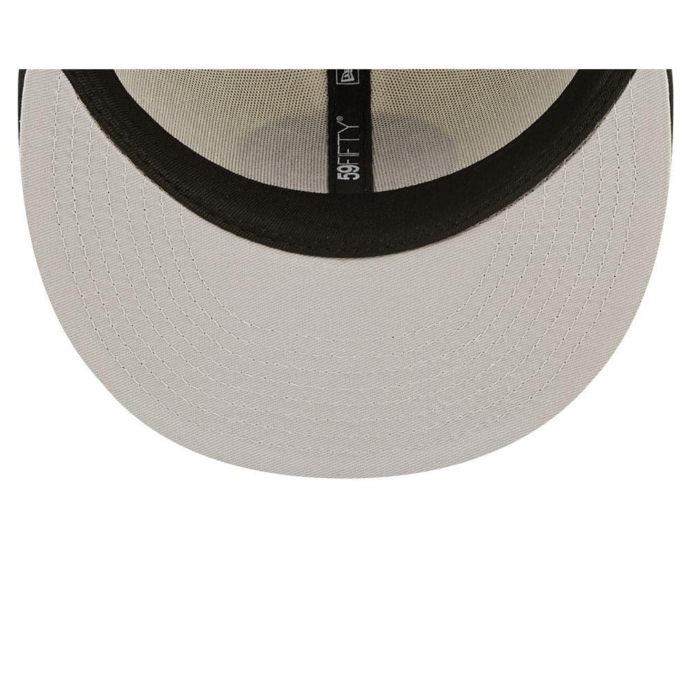 New Era Caps Brooklyn Nets New Era NBA Tonal 2-Tone 59FIFTY Fitted Hat  - Black