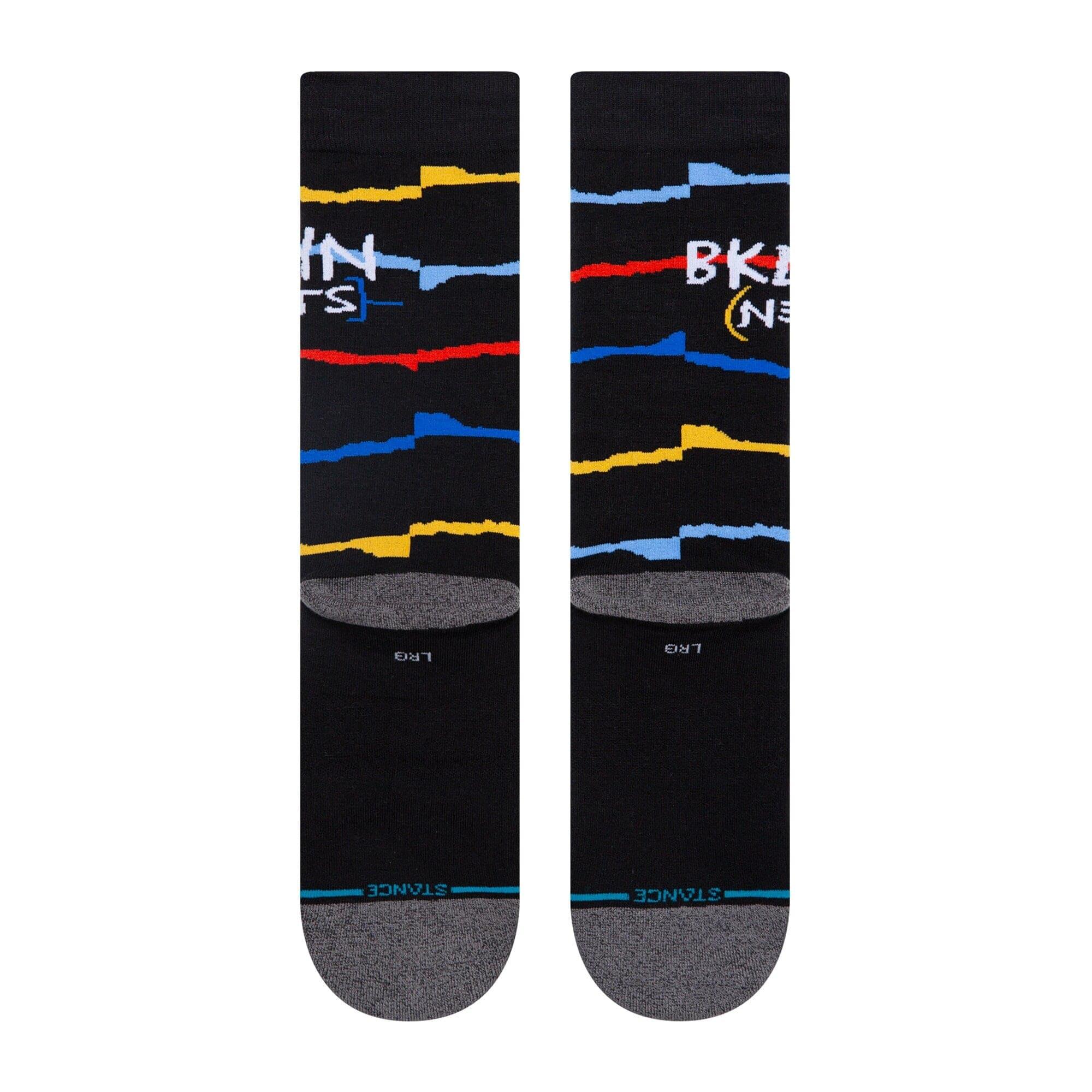 Stance Socks Brooklyn Nets Stance NBA 20/21 City Edition Crew Socks - Black