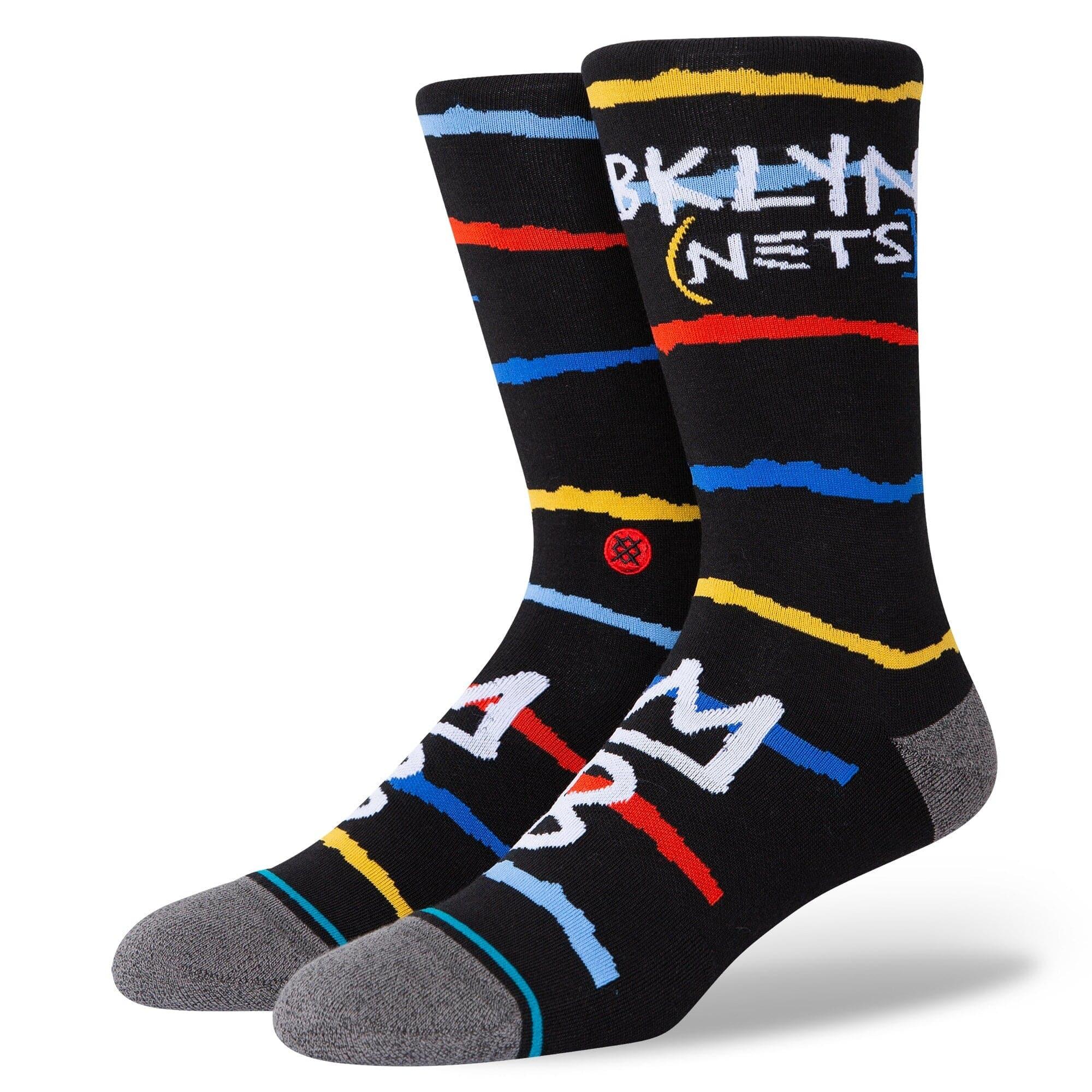 Stance Socks Brooklyn Nets Stance NBA 20/21 City Edition Crew Socks - Black