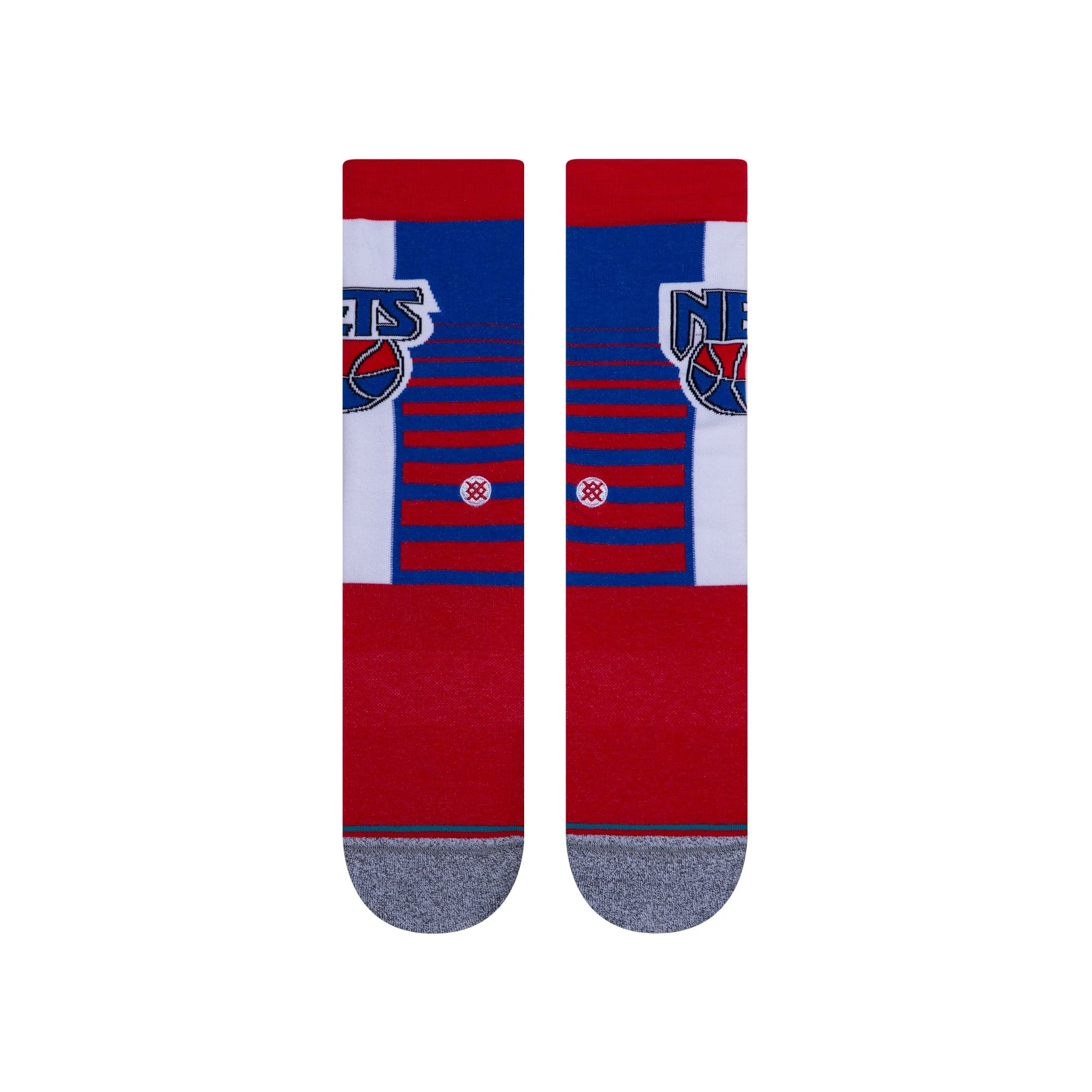 Stance Socks Brooklyn Nets Stance NBA HWC Retro Gradient Crew Socks - Red/White