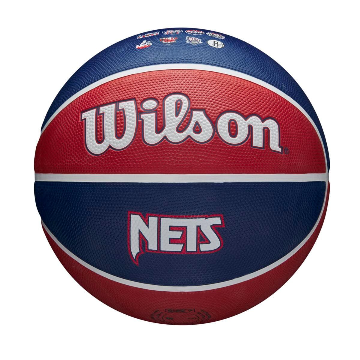 Wilson Sporting Goods Balls Brooklyn Nets Wilson NBA 21-22 City Edition Full Size Basketball Ball - Size 7
