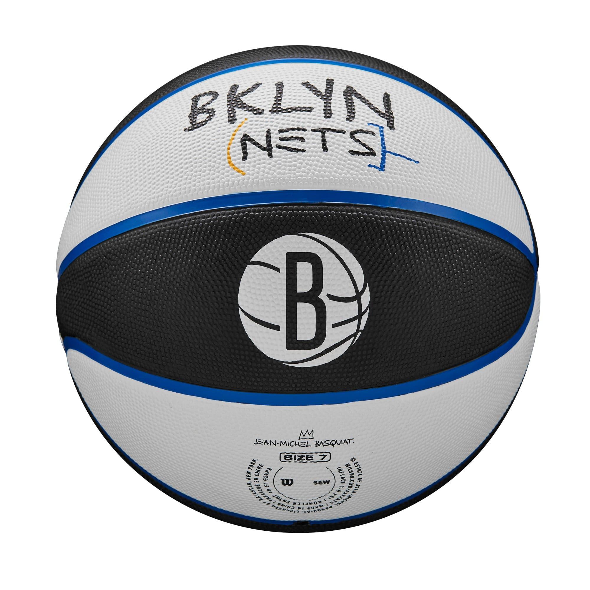 Wilson Sporting Goods Balls Brooklyn Nets Wilson NBA 22-23 City Edition All Surface Basketball Ball