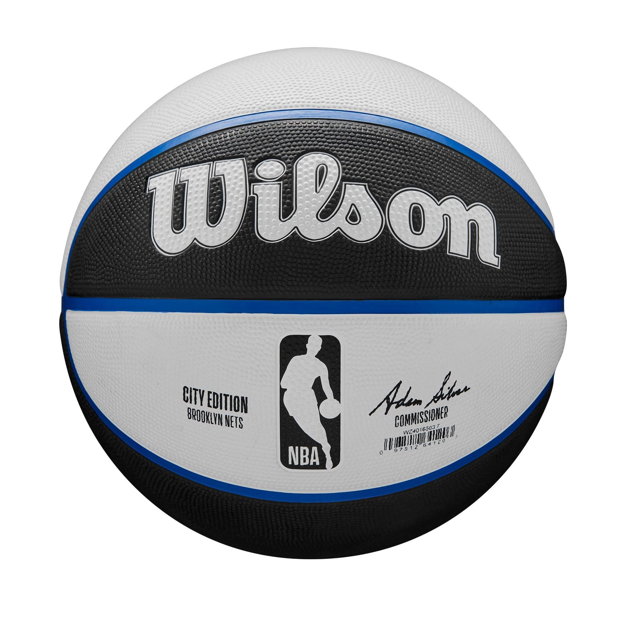 Wilson Sporting Goods Balls Brooklyn Nets Wilson NBA 22-23 City Edition All Surface Basketball Ball
