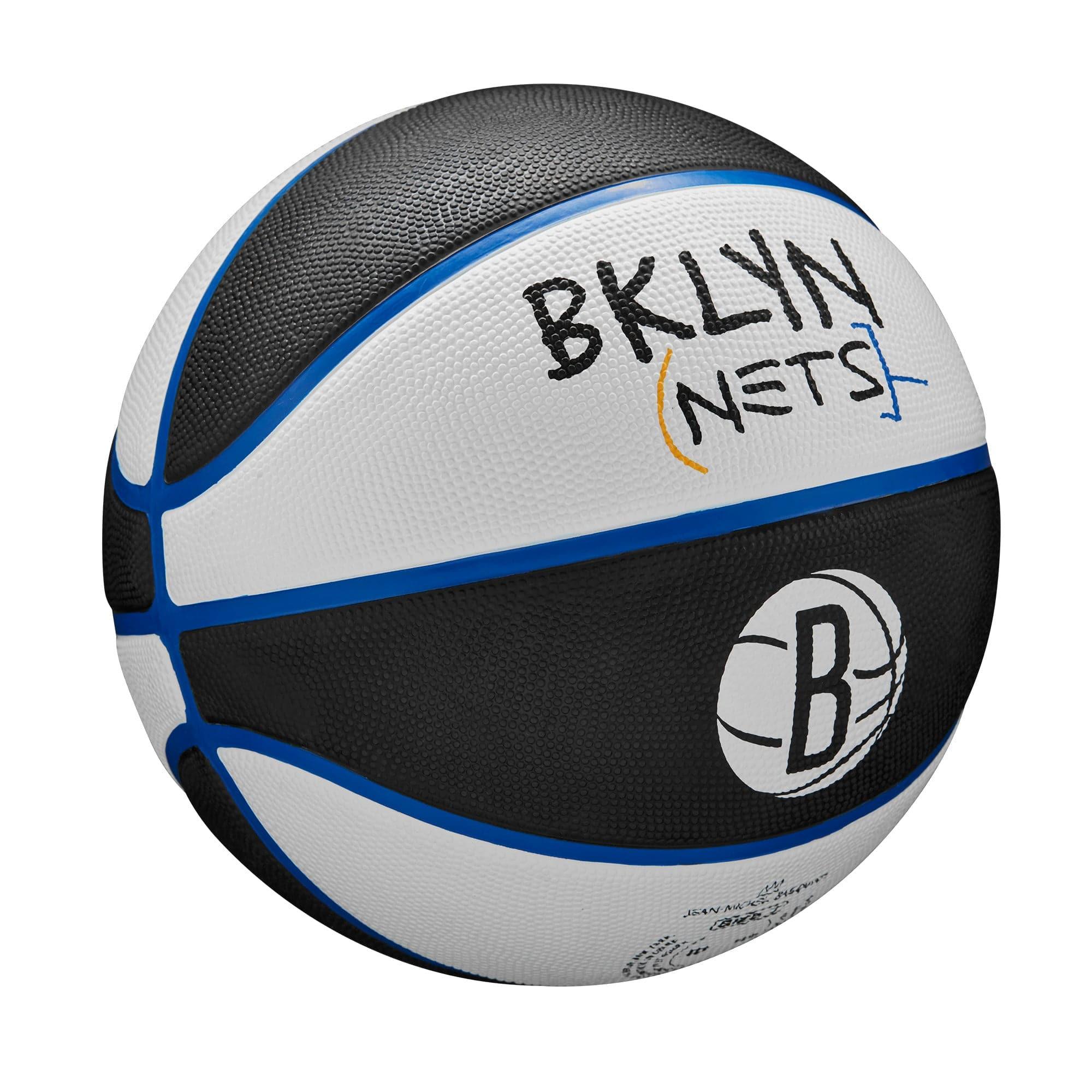 Wilson Sporting Goods Balls Brooklyn Nets Wilson NBA 22-23 City Edition All Surface Basketball Ball