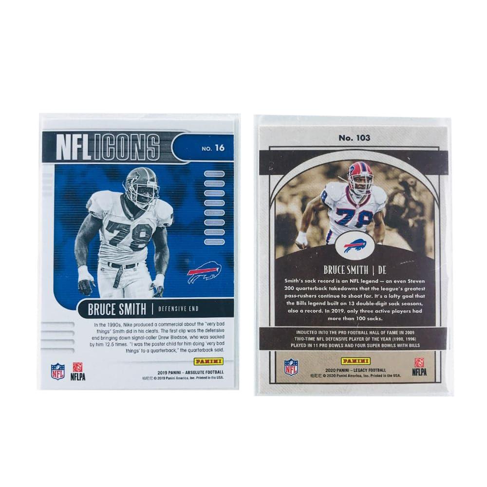 Panini Cards Bruce Smith Buffalo Bills Panini NFL 2 Card Insert Set