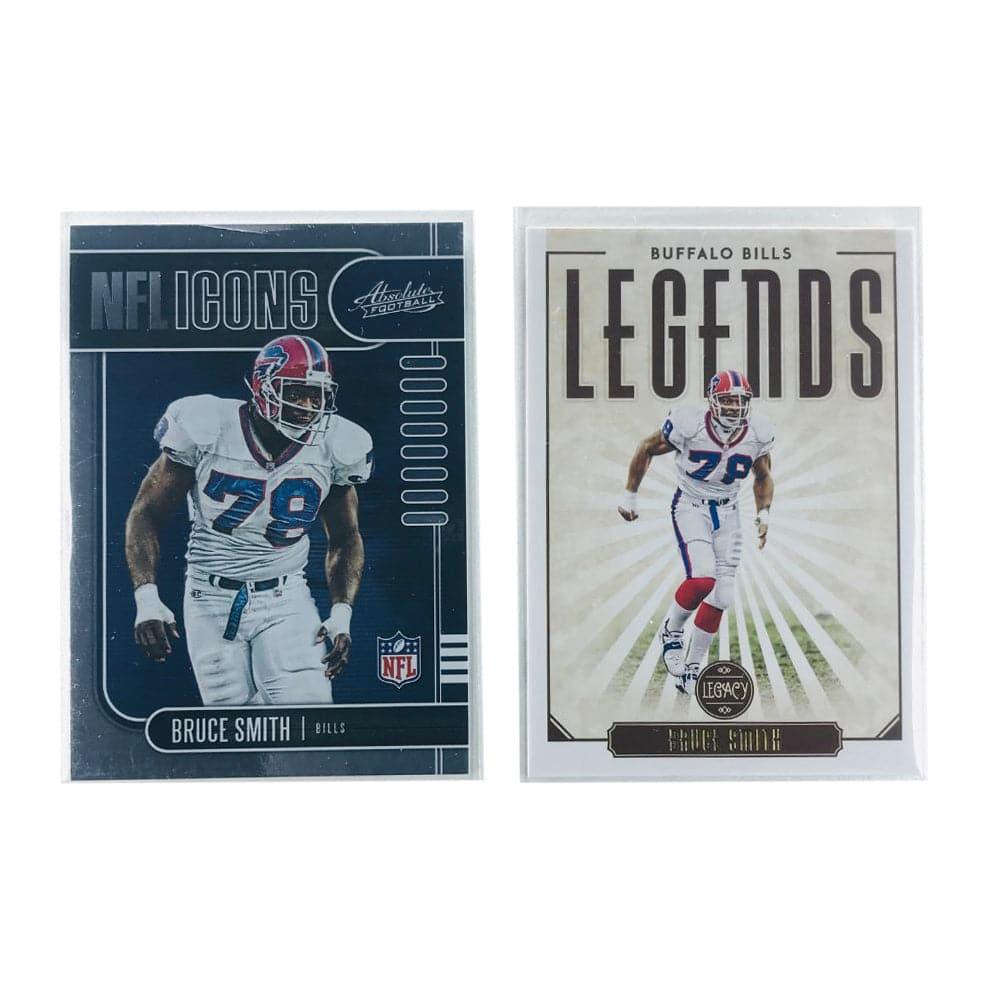 Panini Cards Bruce Smith Buffalo Bills Panini NFL 2 Card Insert Set
