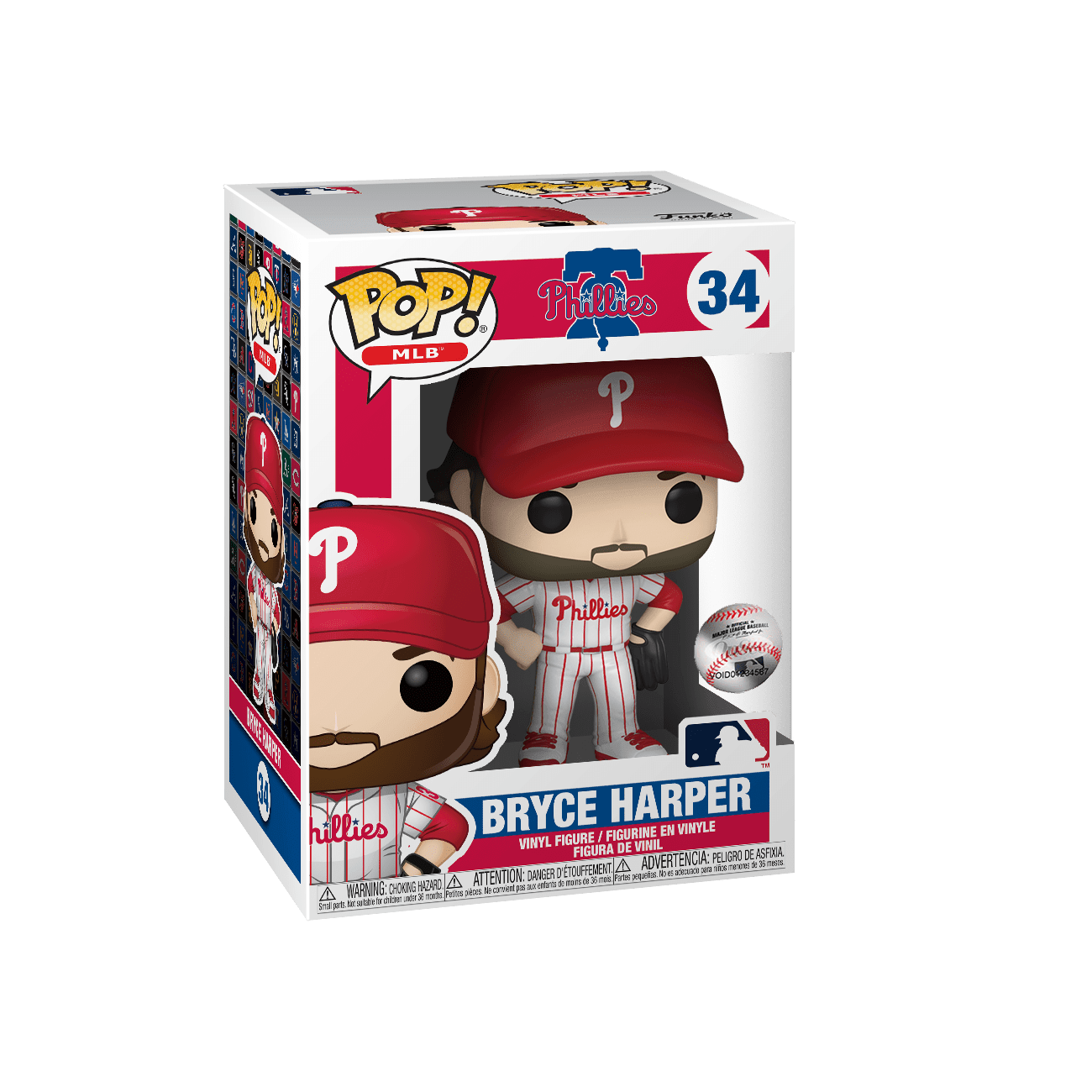Funko Figures Bryce Harper Philadelphia Phillies MLB Funko Pop Vinyl 3.75" 34 Figure
