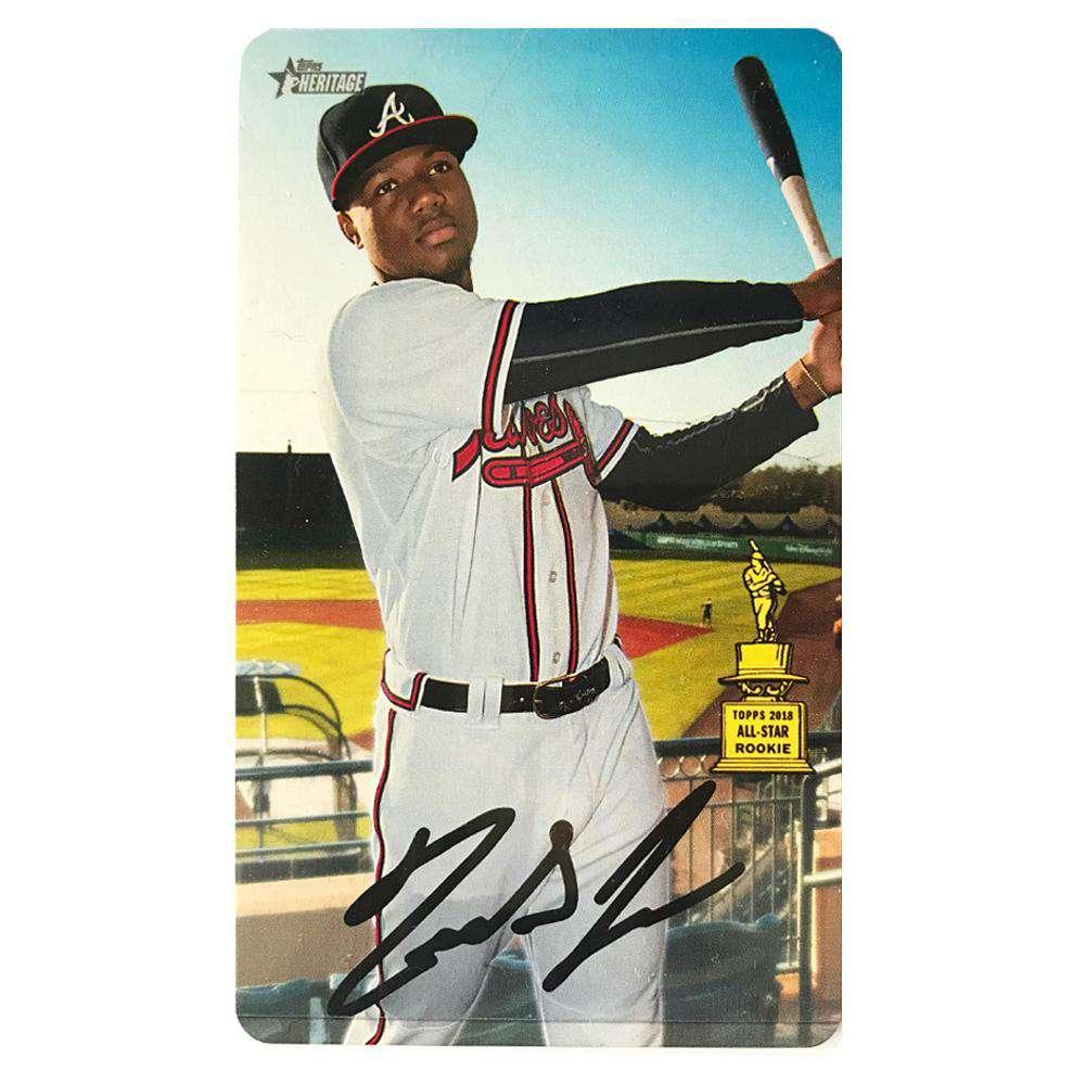 Ronald Acuña Jr Atlanta Braves 2019 Topps Heritage Box Topper #7 Rookie Card