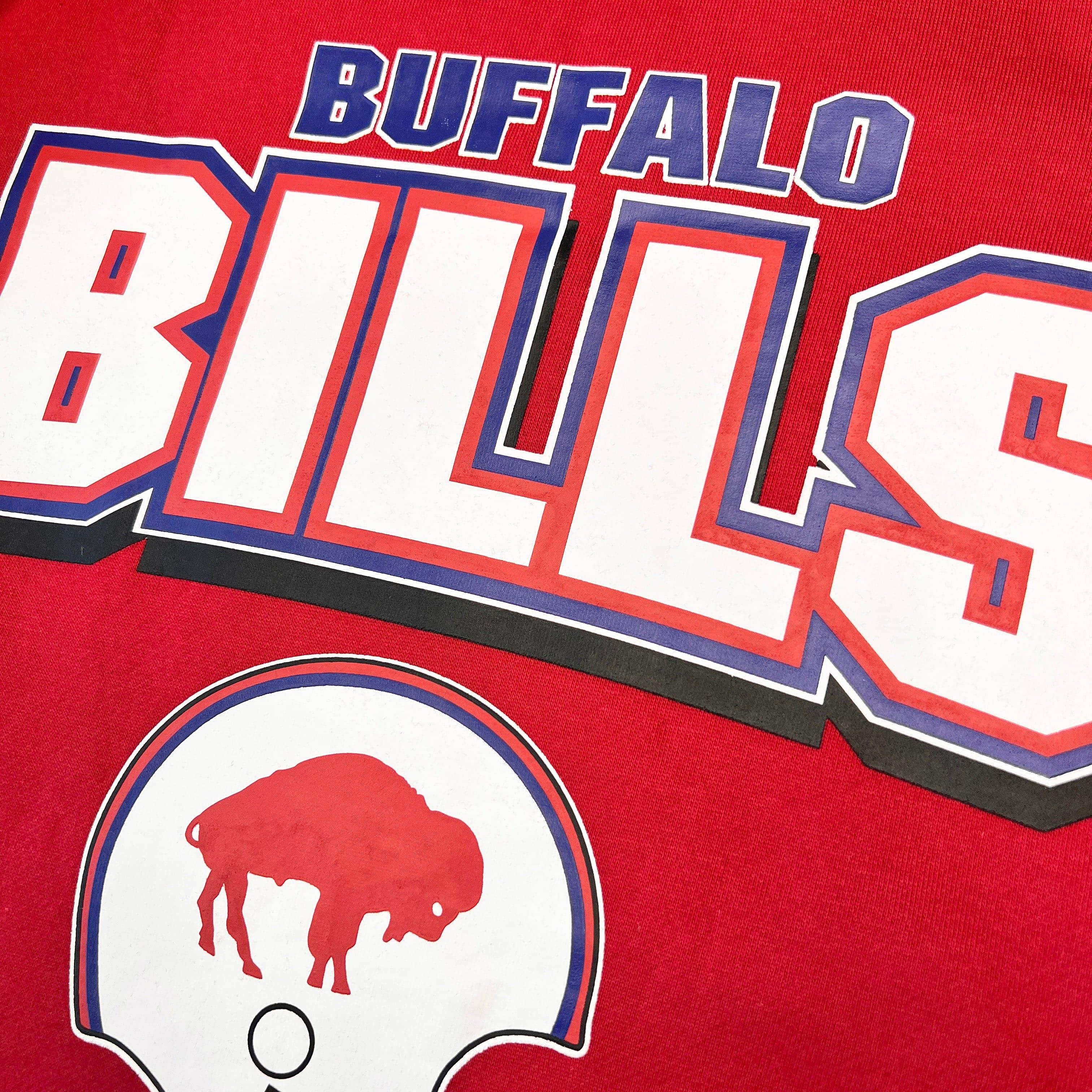 Mitchell And Ness Jumpers Buffalo Bills Mitchell & Ness NFL All Over 2.0 Crew Jumper - Red