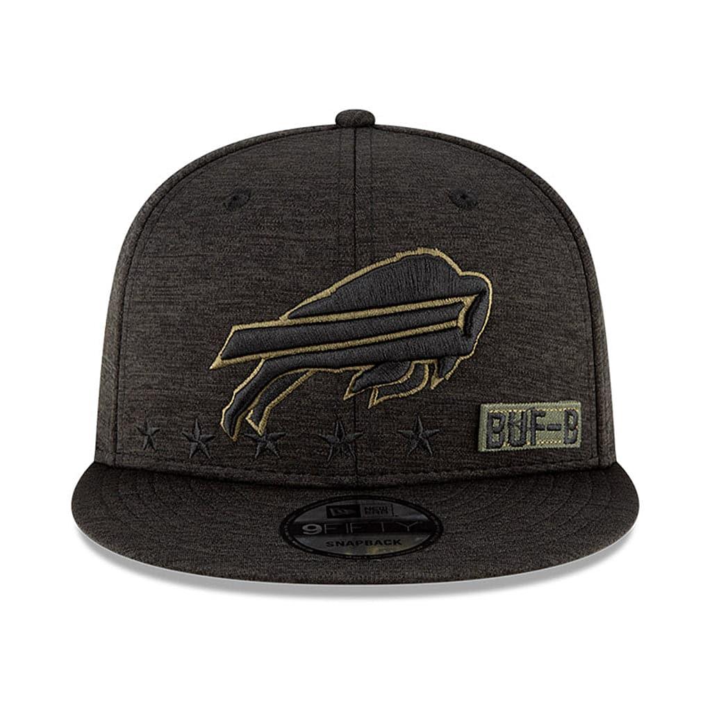 New Era Caps Buffalo Bills New Era NFL 2020 Salute To Service 9FIFTY Snapback Hat - Black
