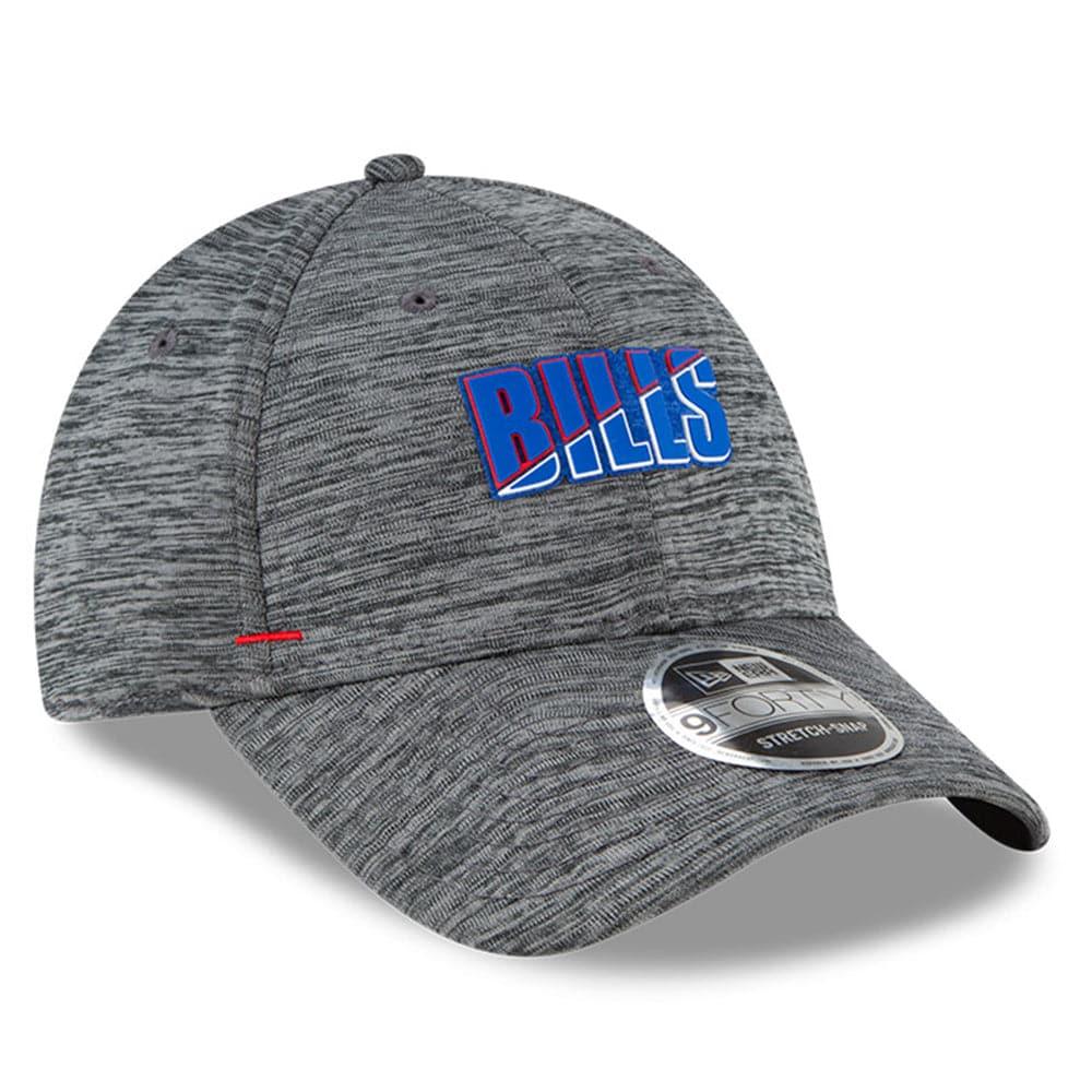 New Era Caps Buffalo Bills New Era NFL 2020 Summer Sideline 9FORTY Snapback Curve Hat - Heather Grey