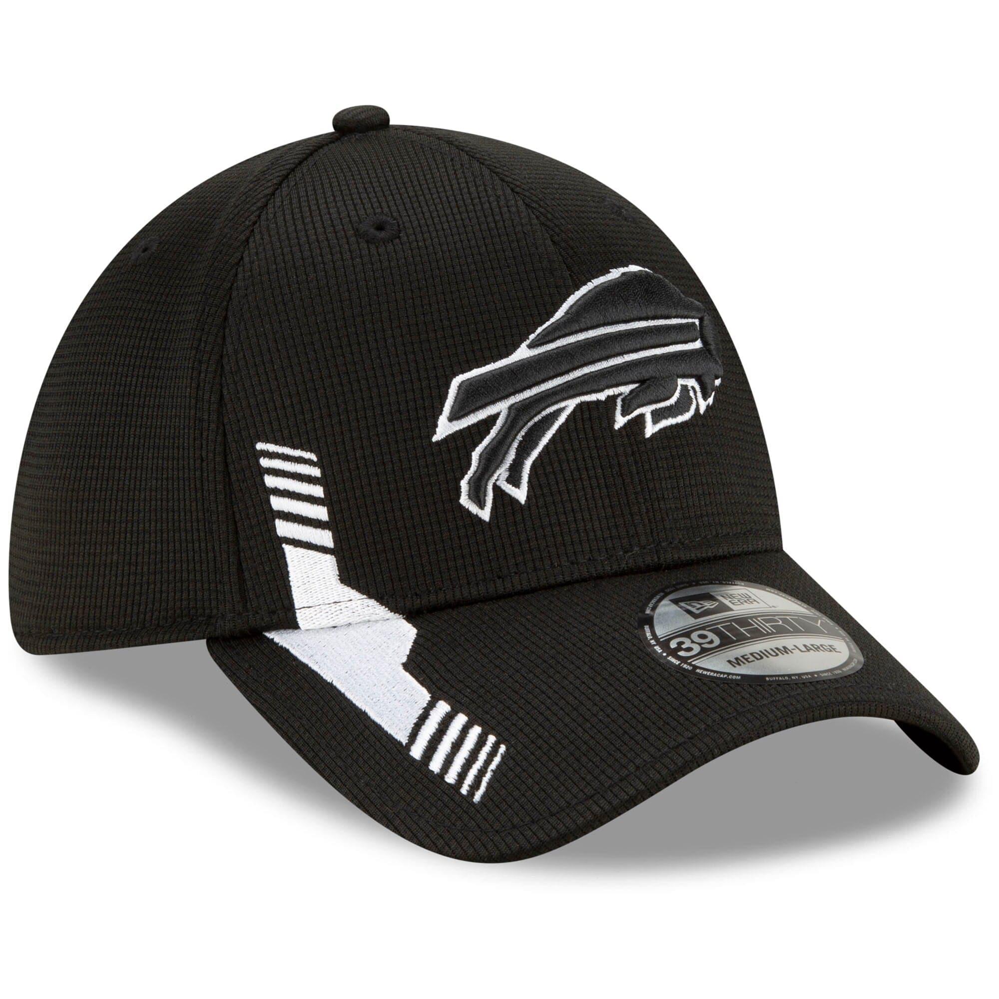 New Era Caps Buffalo Bills New Era NFL 2021 Sideline Home 39THIRTY Flex Fit Hat - Black