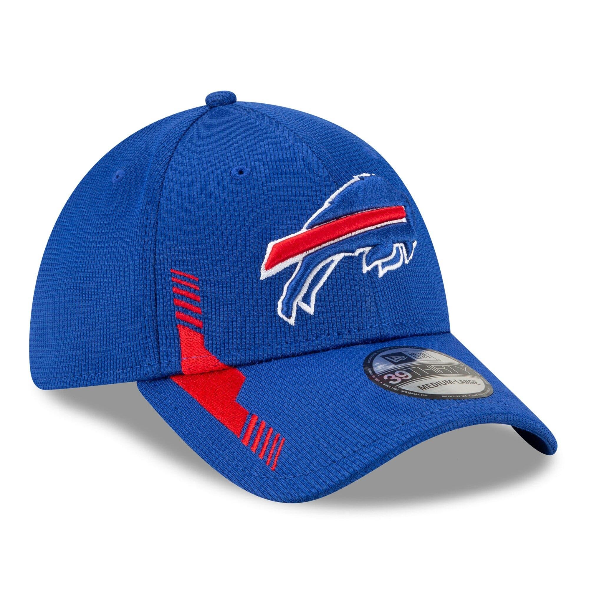 New Era Caps Buffalo Bills New Era NFL 2021 Sideline Home 39THIRTY Flex Fit Hat - Blue
