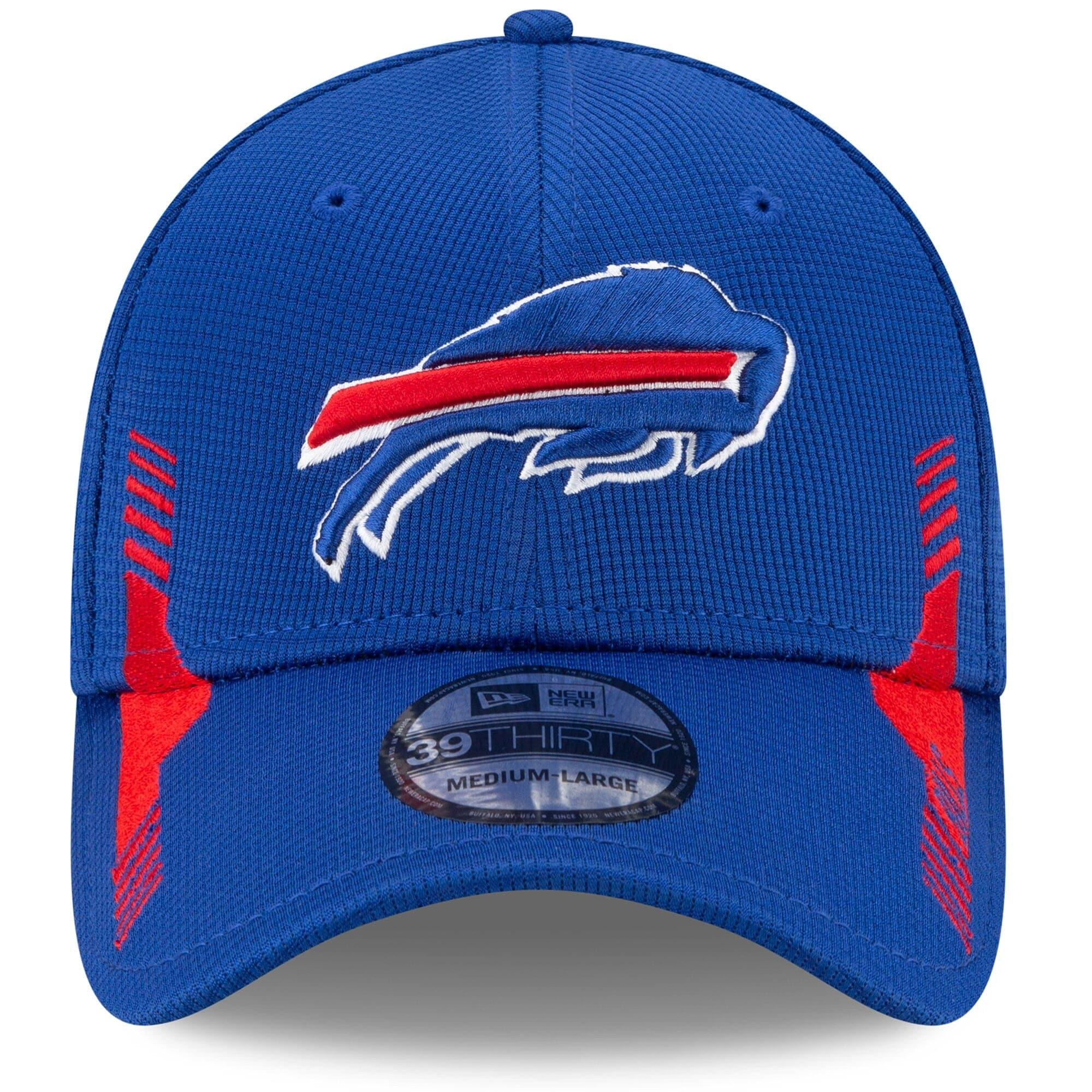 New Era Caps Buffalo Bills New Era NFL 2021 Sideline Home 39THIRTY Flex Fit Hat - Blue